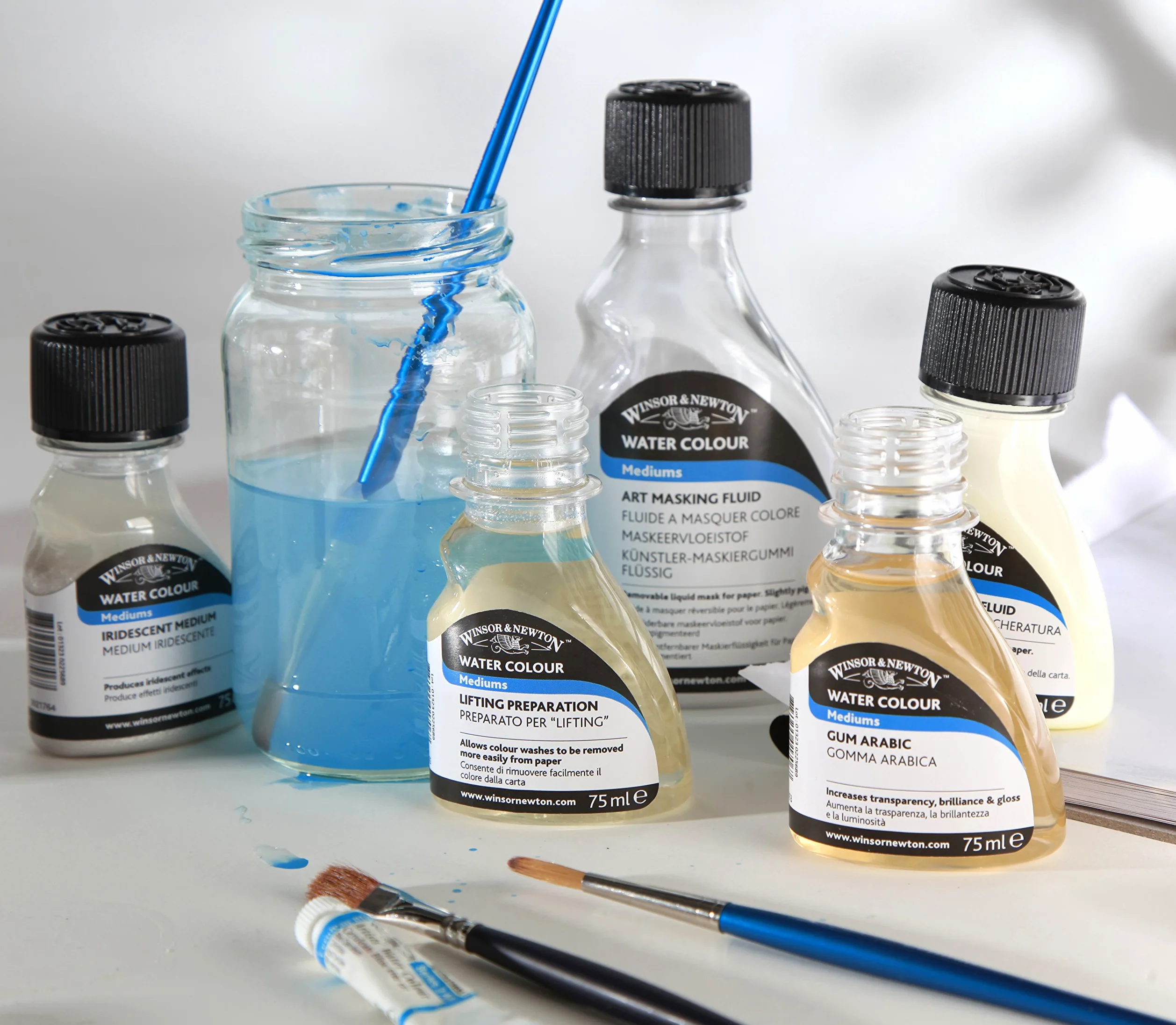 Winsor & Newton Aditivo para acuarela, preparación de elevación V1, 75 ml
