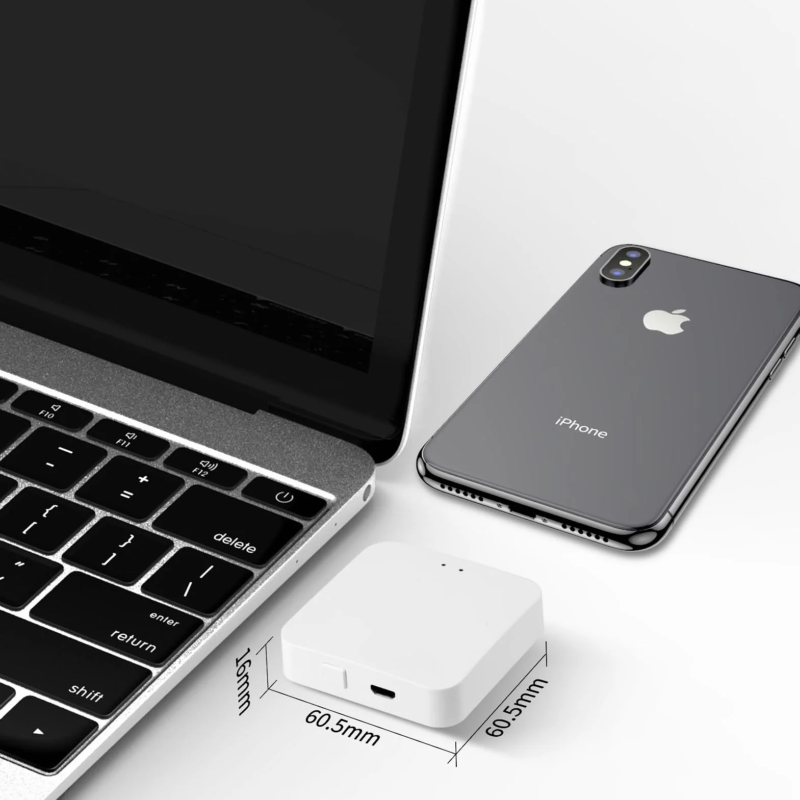 Tuya Gateway, Smart Life App Control, Tuya Bluetooth Gateway conecta cualquier dispositivo inteligente Tuya compatible a tu red Wi-Fi para desbloqueo remoto