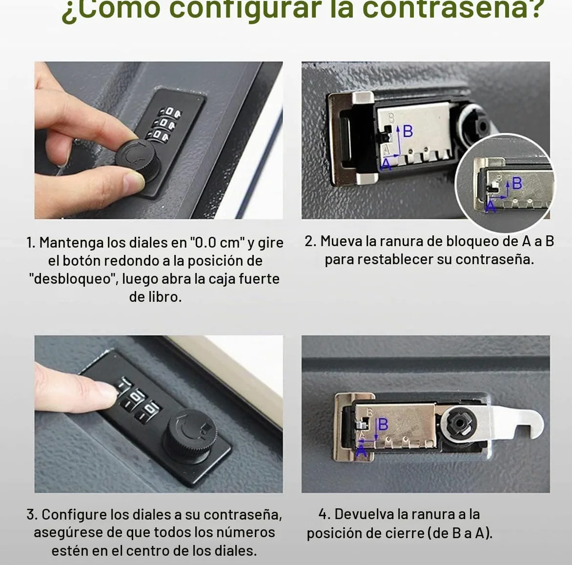 Caja fuerte de libro de transferencia de papel real para joyas y hueca con compartimento oculto, llave y cerradura de combinación (Biblia, cerradura de combinación)