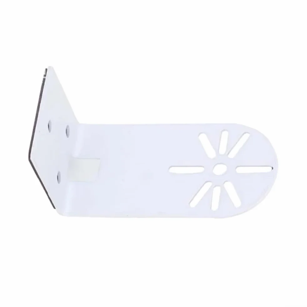 Soporte de montaje en forma de L fabricado con hierro para cámaras PTZ con diseño de base de pegamento para una instalación limpia en la pared