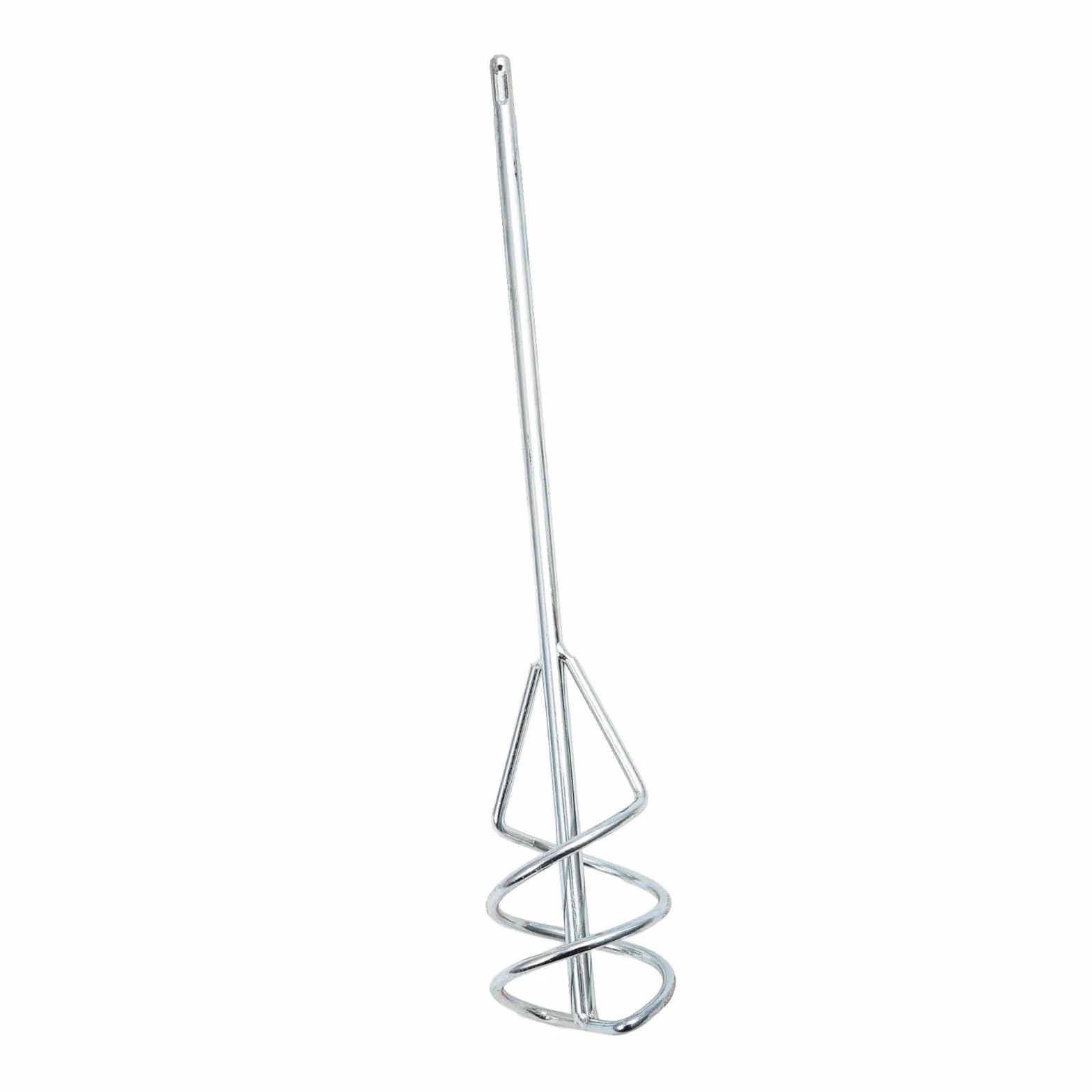 predolo Varilla para mezclar hormigón, varilla agitadora en espiral, resistente al óxido, fácil instalación, mezclador de pintura y yeso para taladro, 8cmx40cm