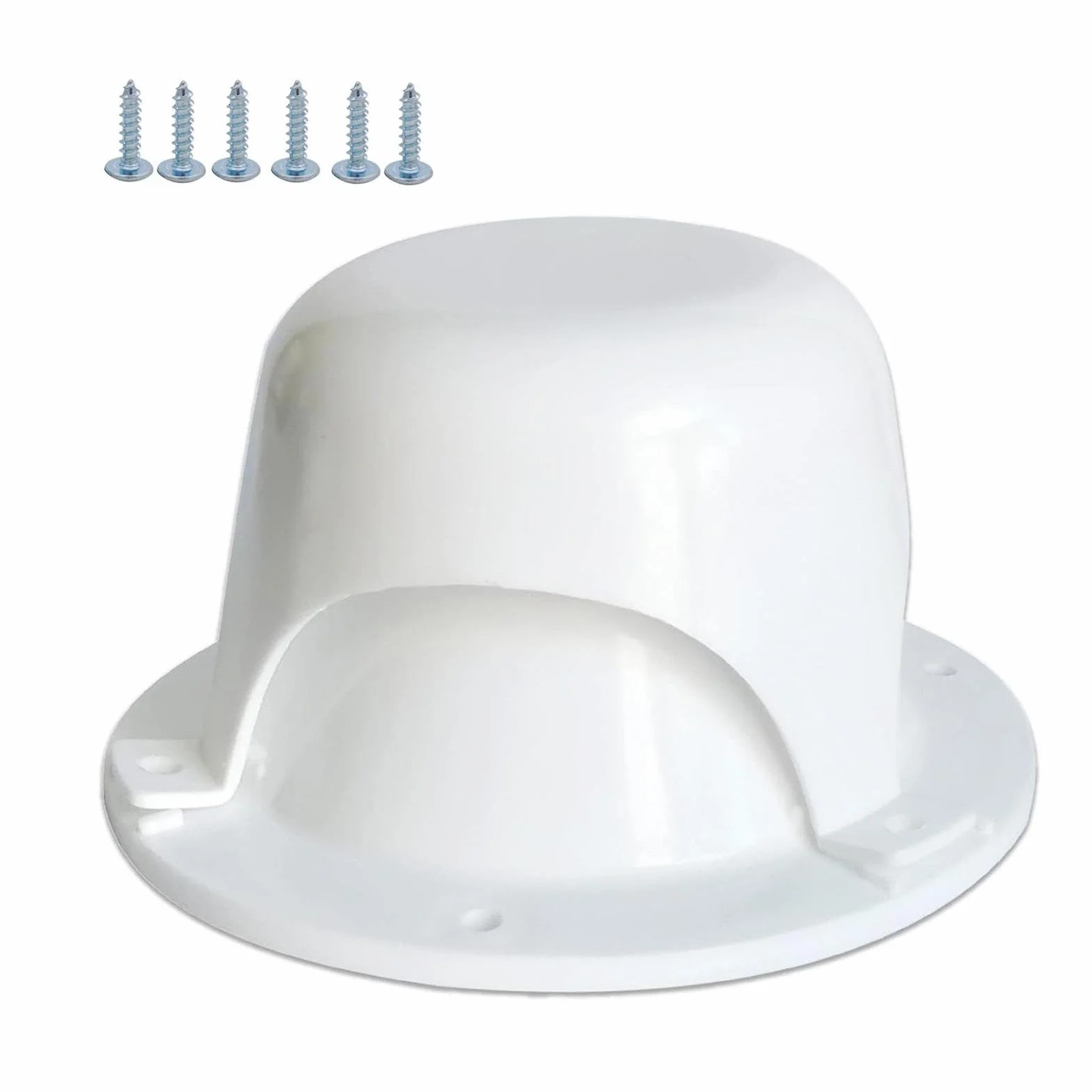 Tapa de ventilación de techo para caravana, cubierta de ventilación de alcantarillado ajustable de repuesto para remolques de RV, tapa de techo blanca para mejorar el flujo de aire y control de