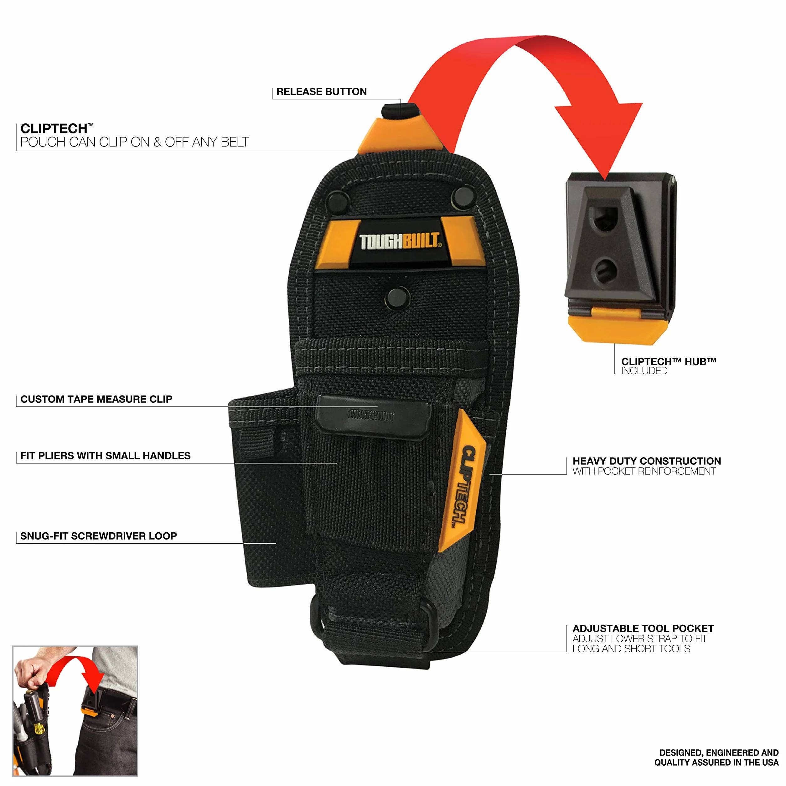 ToughBuilt Bolsa para alicates (pequeña)