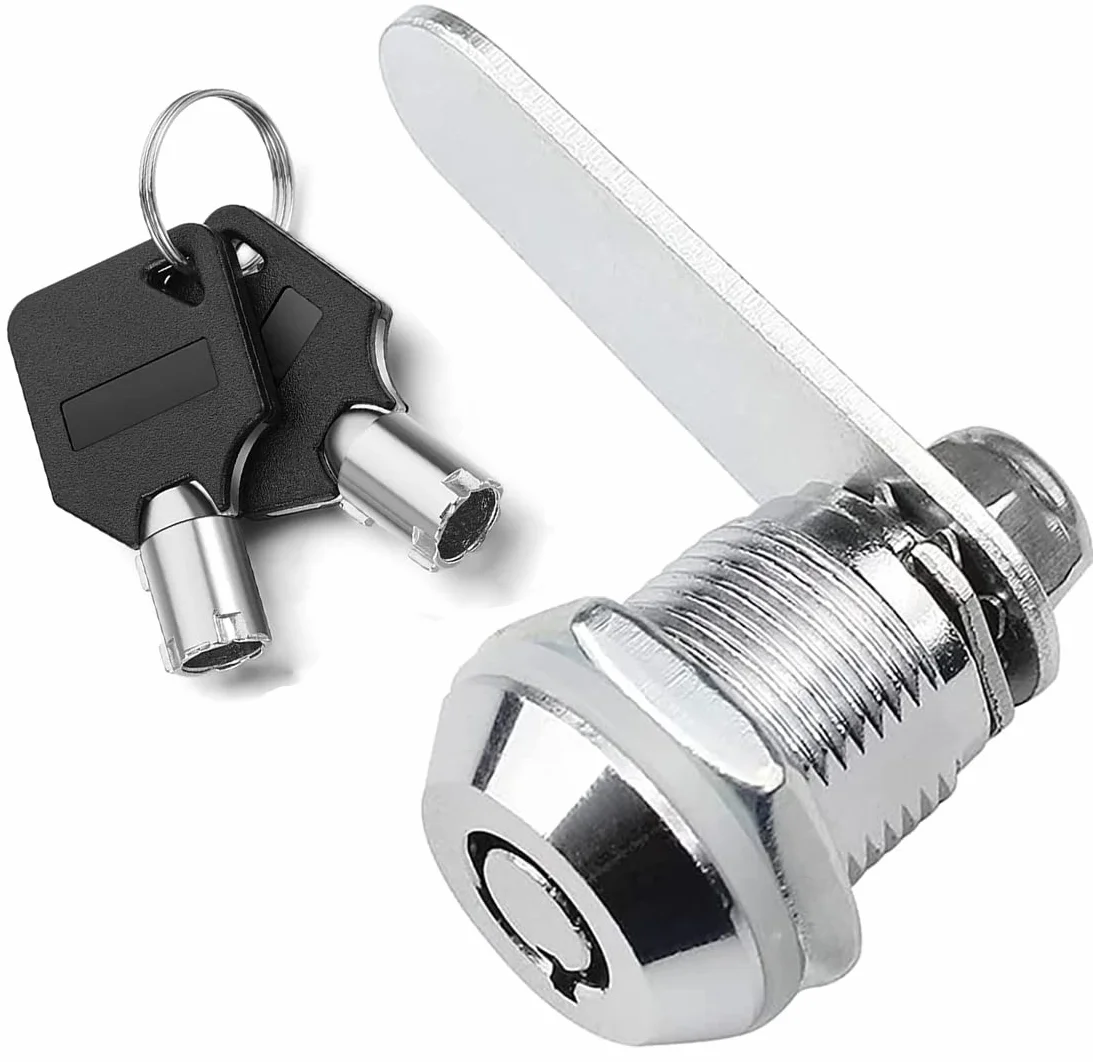 Cerradura tubular de rosca 20 mm cilindro para buzón armario llaves iguales
