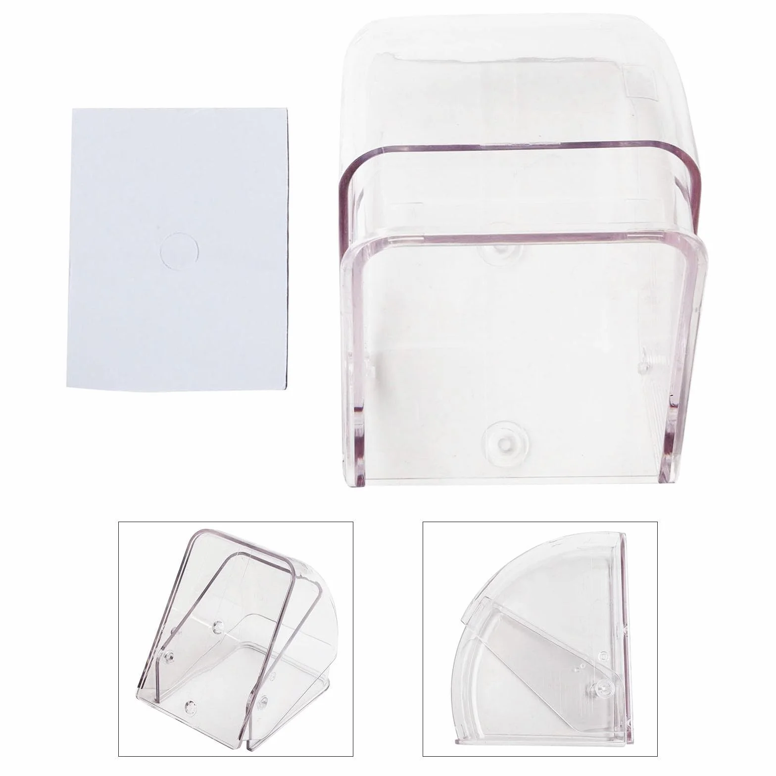 Caja impermeable transparente para timbre inalámbrico exterior protección cubierta