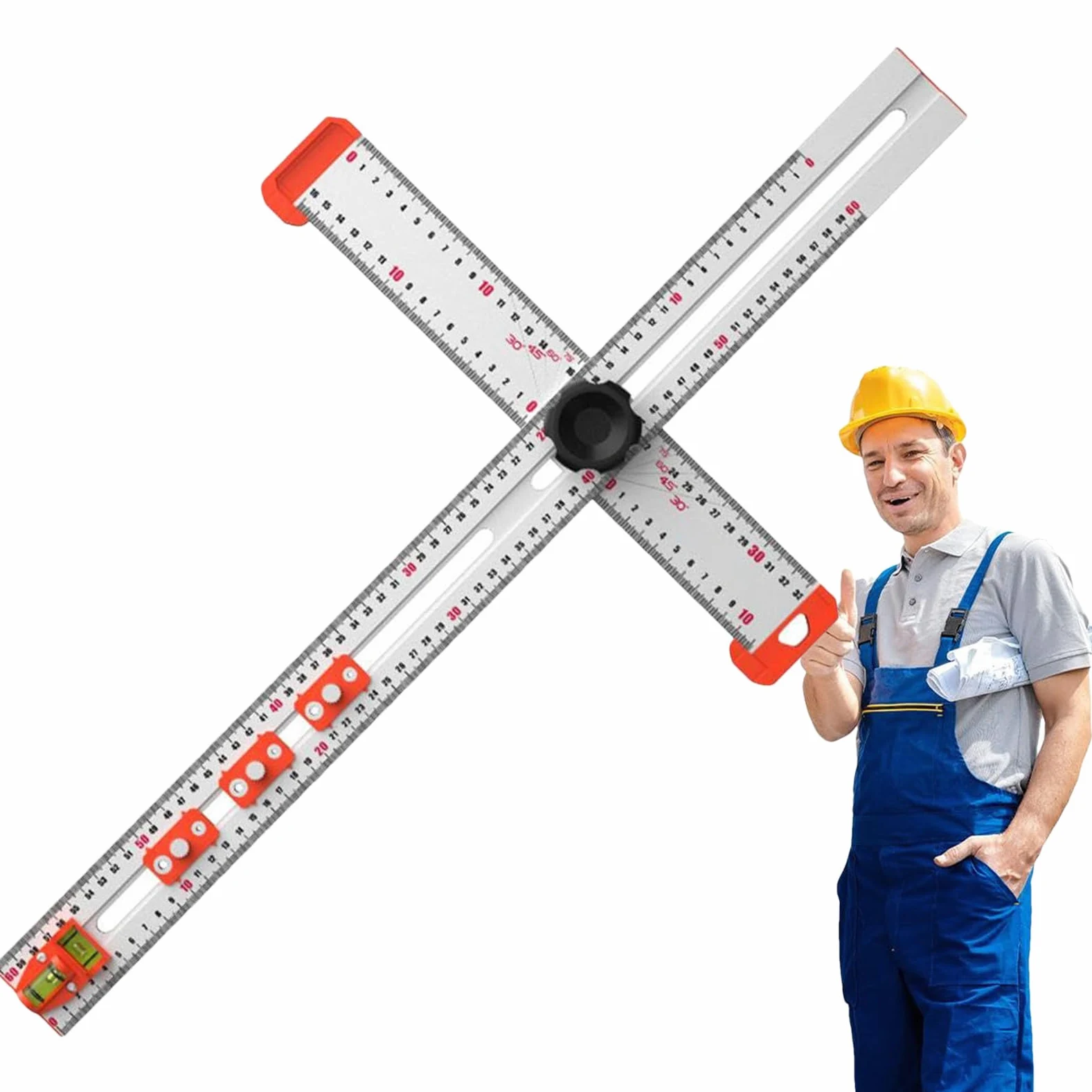 Regla en T para trabajos manuales - T deslizante de ángulo ajustable | Herramientas de medición, Regla de carpintería, Medidor de dibujo y marcado | Para ingenieros de arquitecto