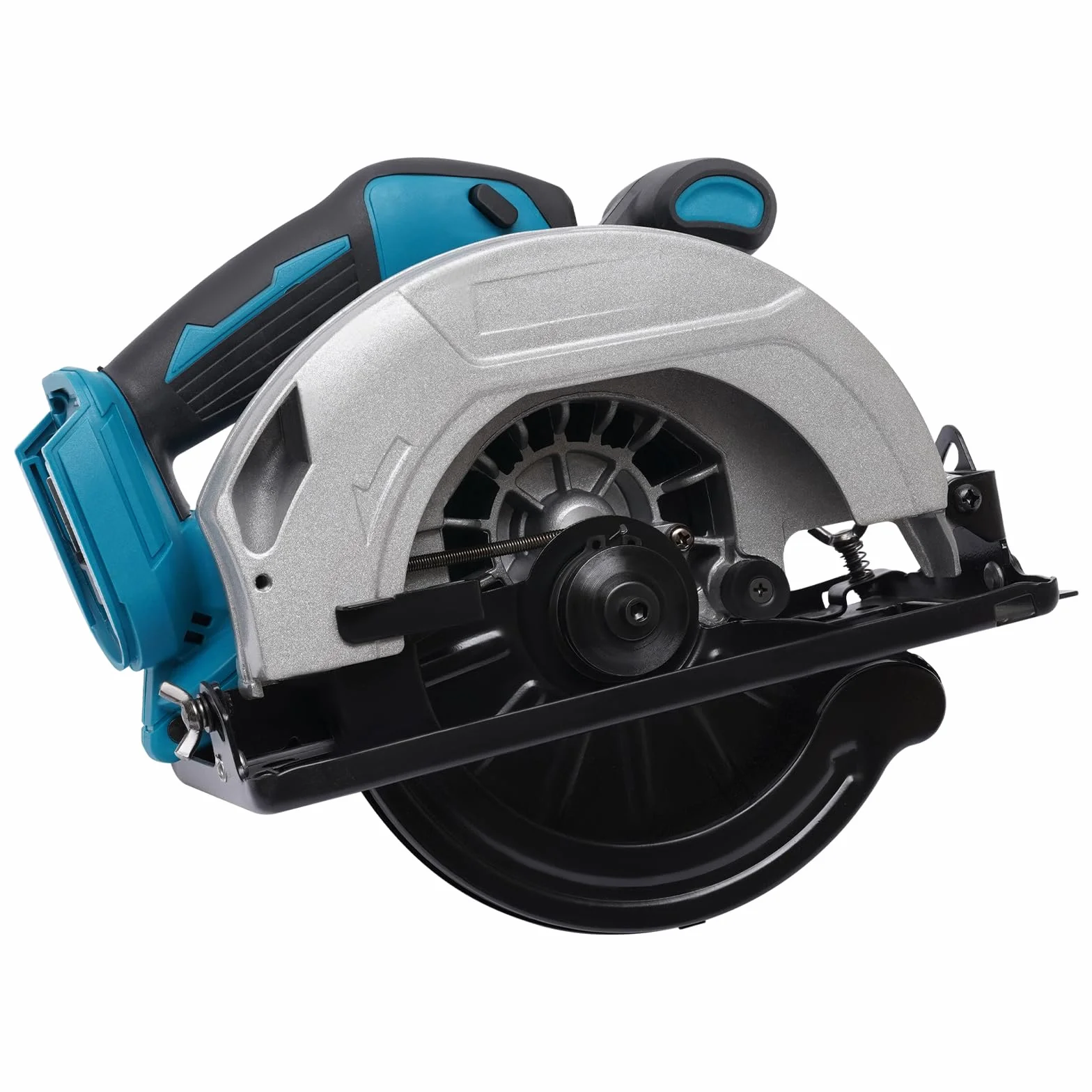 Sierra circular de mano, sierra circular de mano con riel de guía, sierra circular de 750 W, 20000 rpm, puede cortar 0-90 mm de grosor, sierra circular se puede utilizar en carpintería, hecha a mano