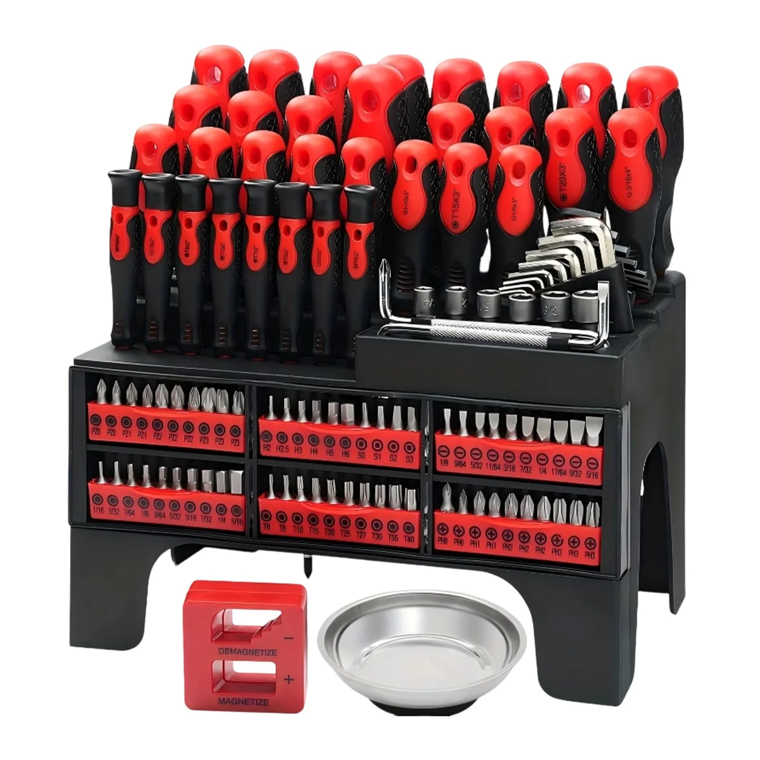 Juego De Destornilladores Magnéticos Punta Magnética Para Herramienta De | Set De Destornilladores Con Estuche Para Mantenimiento Del Hogar Automoción Electrónica Computadoras