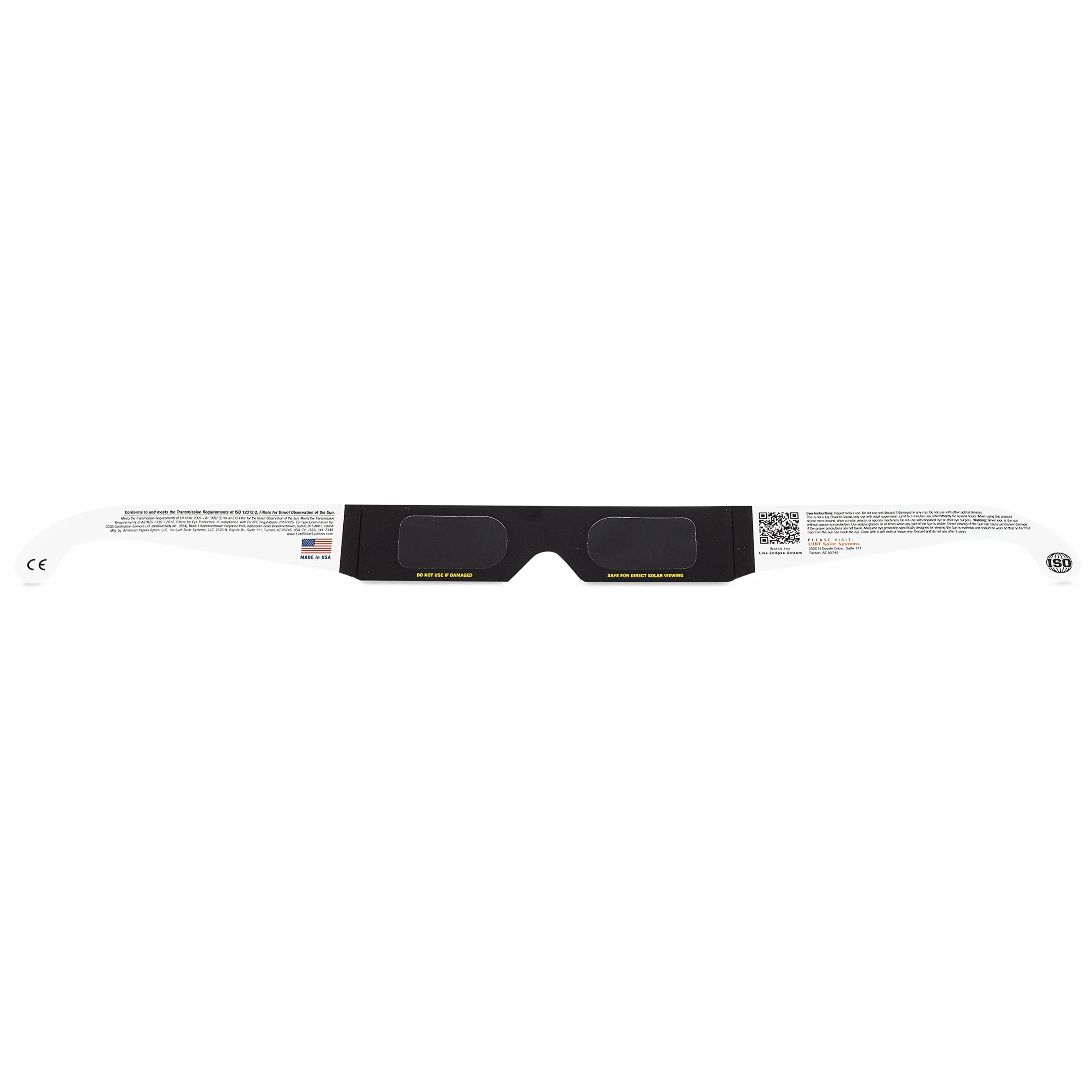 Gafas de Eclipse Solar Homologadas, Pack de 5 | EN ISO 12312-2:2015 | Para Ver el Eclipse Total de Sol | España Agosto 2026 | Filtro Solar