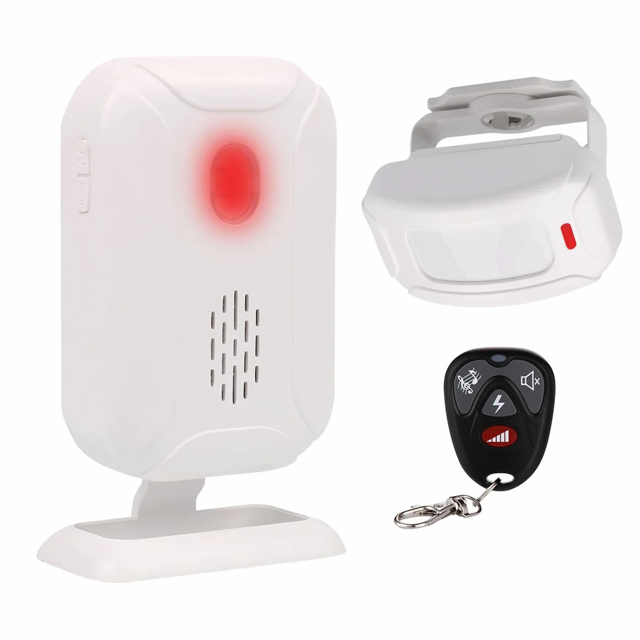 Mengshen Alarma De Sensor De Movimiento, Alerta De Entrada De Casa Admite 5 Modos, 36 Melodías Y Larga Distancia De Transmisión (Control Remoto Incluido)