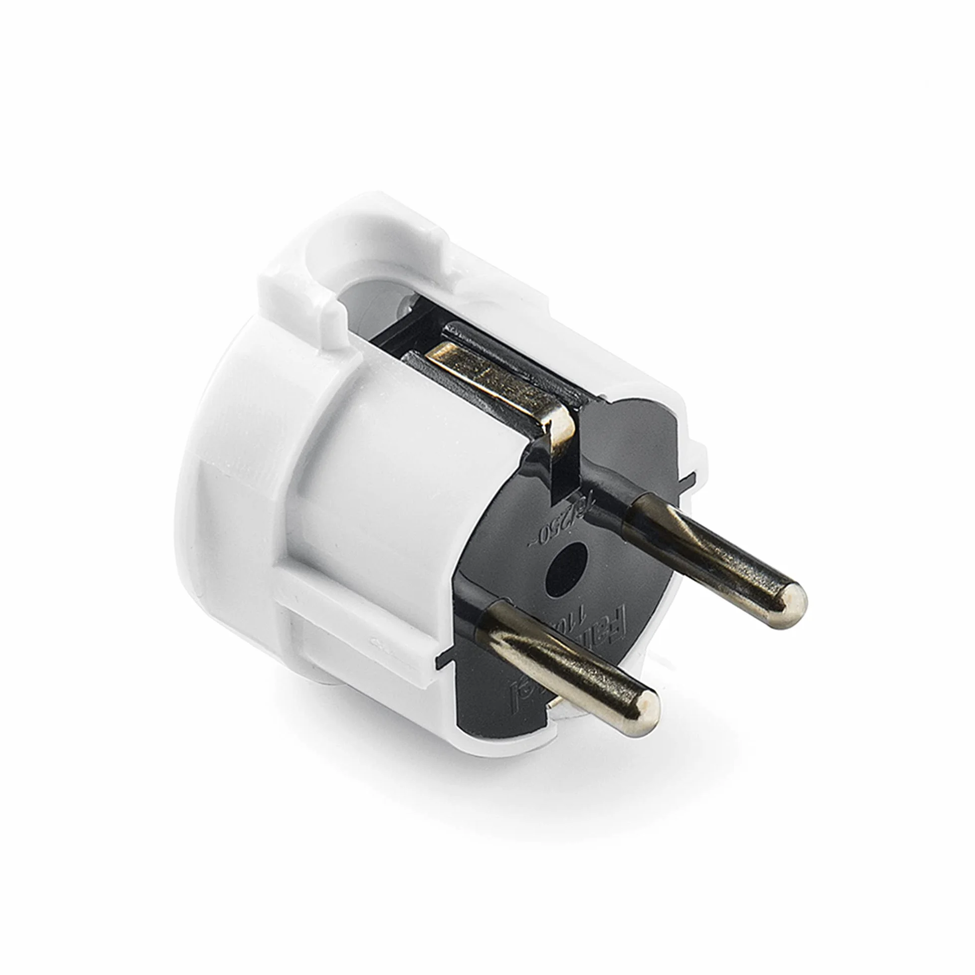 FAMATEL - Clavija | Salida lateral | TT | 16A | 250V | 4,8mm | Blanco