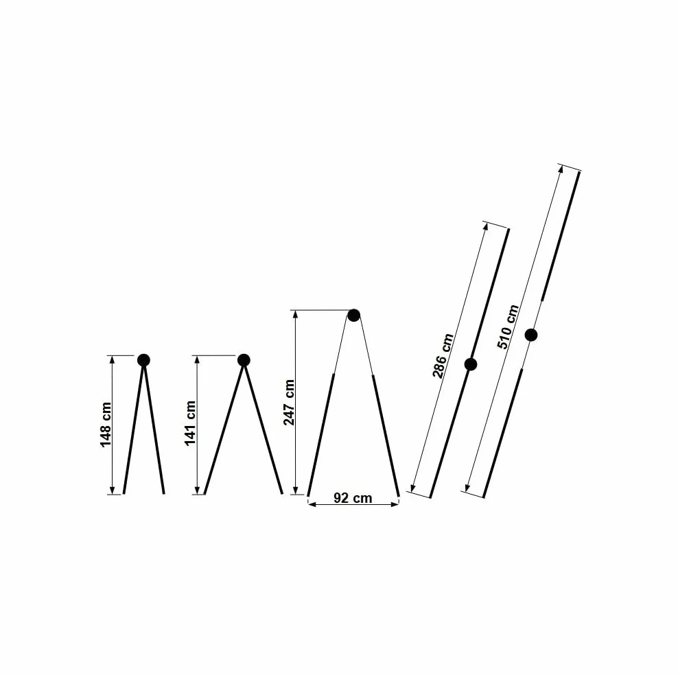 Treppe Escalera Articulada Plegable Telescópica Multifunción Aluminio 4x5 Escalones 5,10m