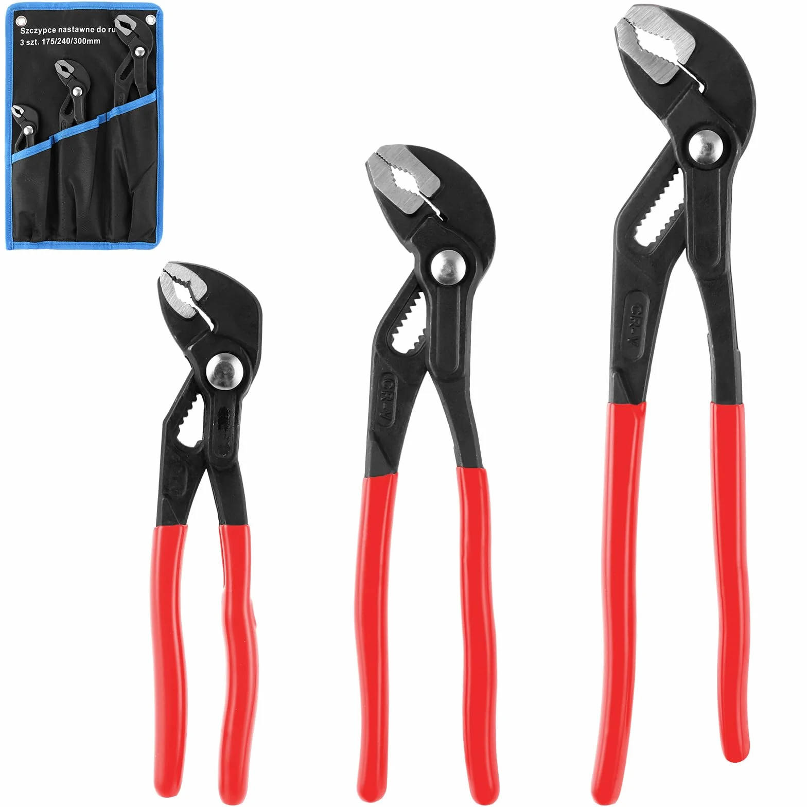 JMIATRY 3 piezas pico loro 180 mm/250 mm/310 mm, pico de loro, llave pico loro para Tubos y Tuercas