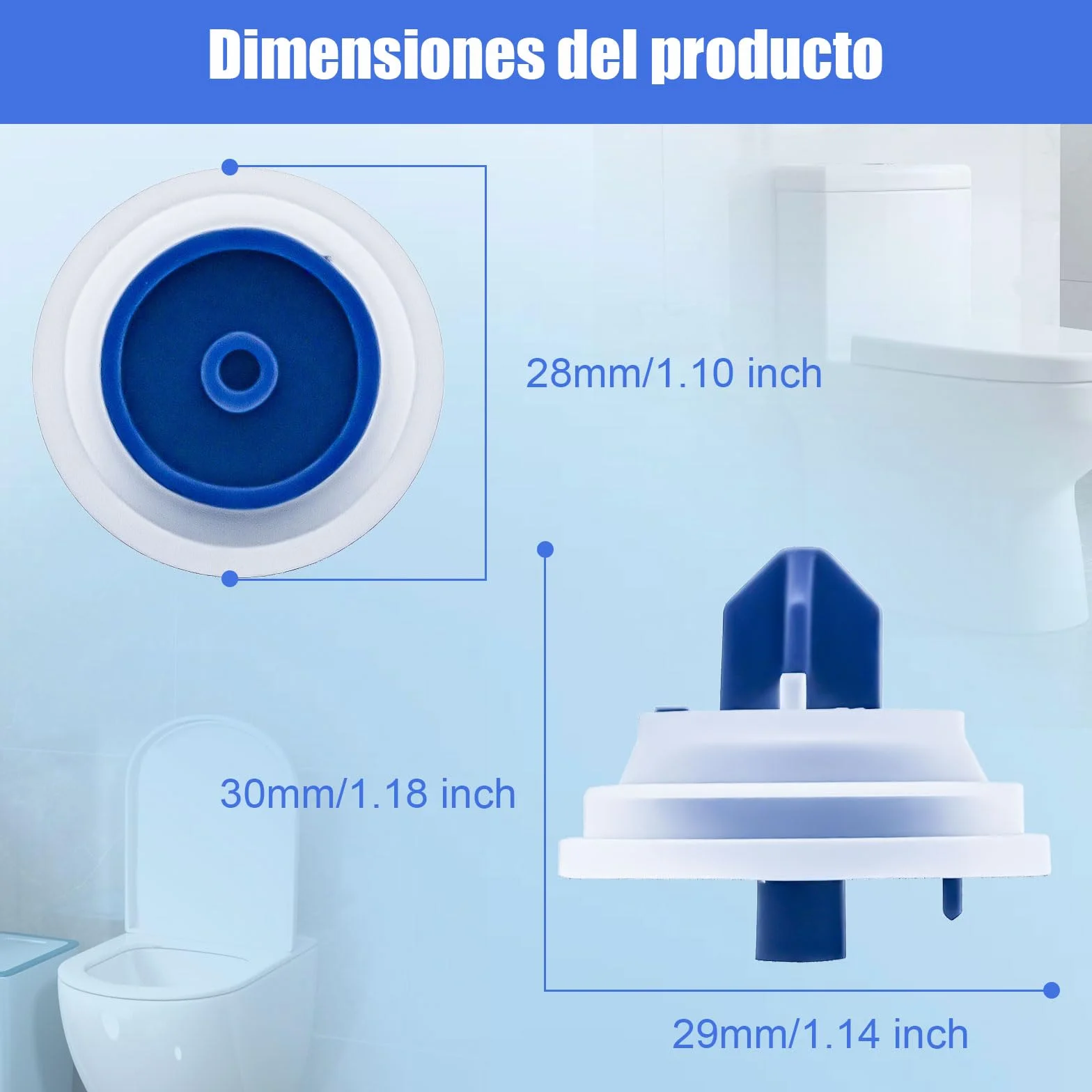 Geberit Junta de Membrana Válvula Llenado Impuls 380 360 Paquete 3