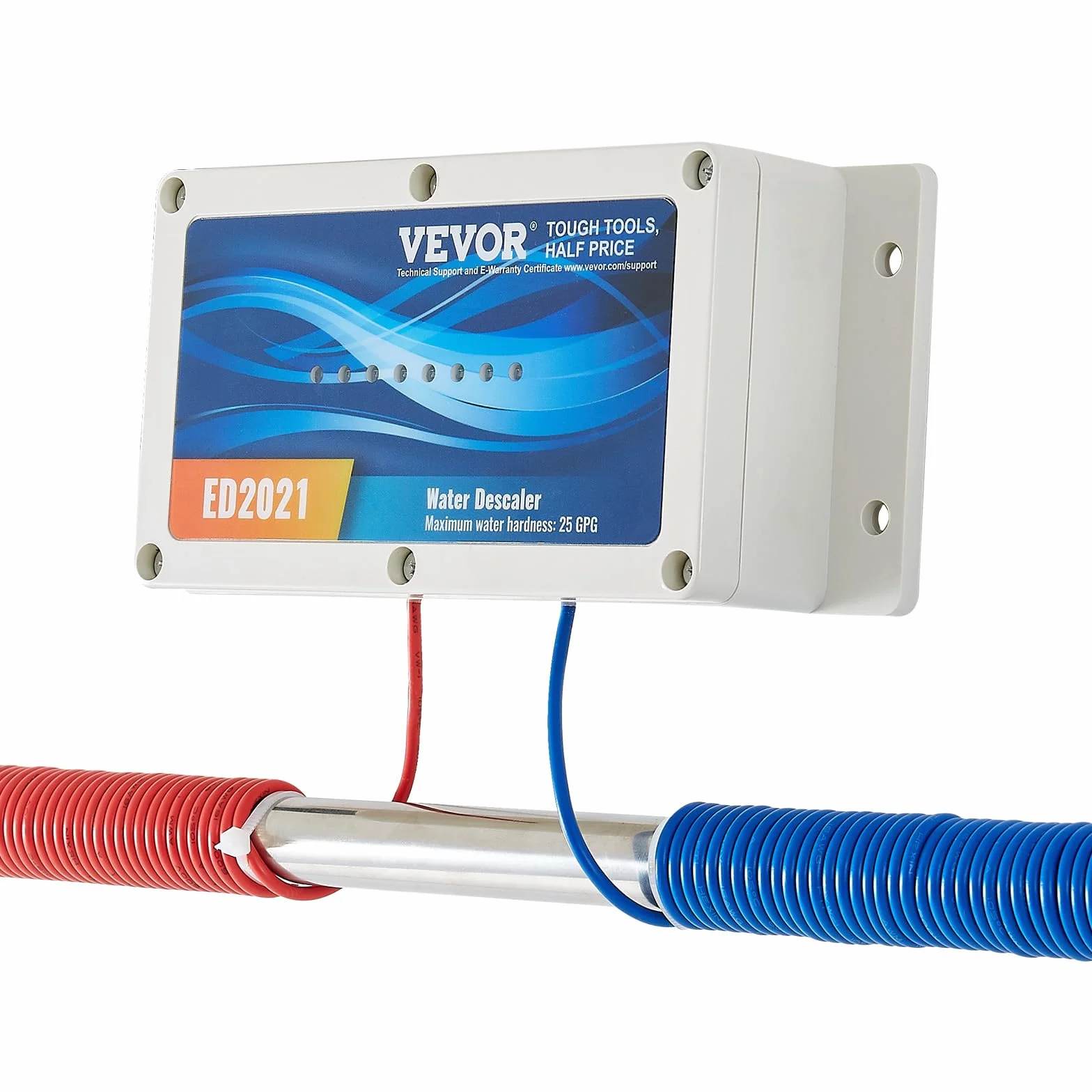VEVOR Descalcificador de Agua Electrónico sin Sal para Toda la Casa Acondicionador de Agua Dura