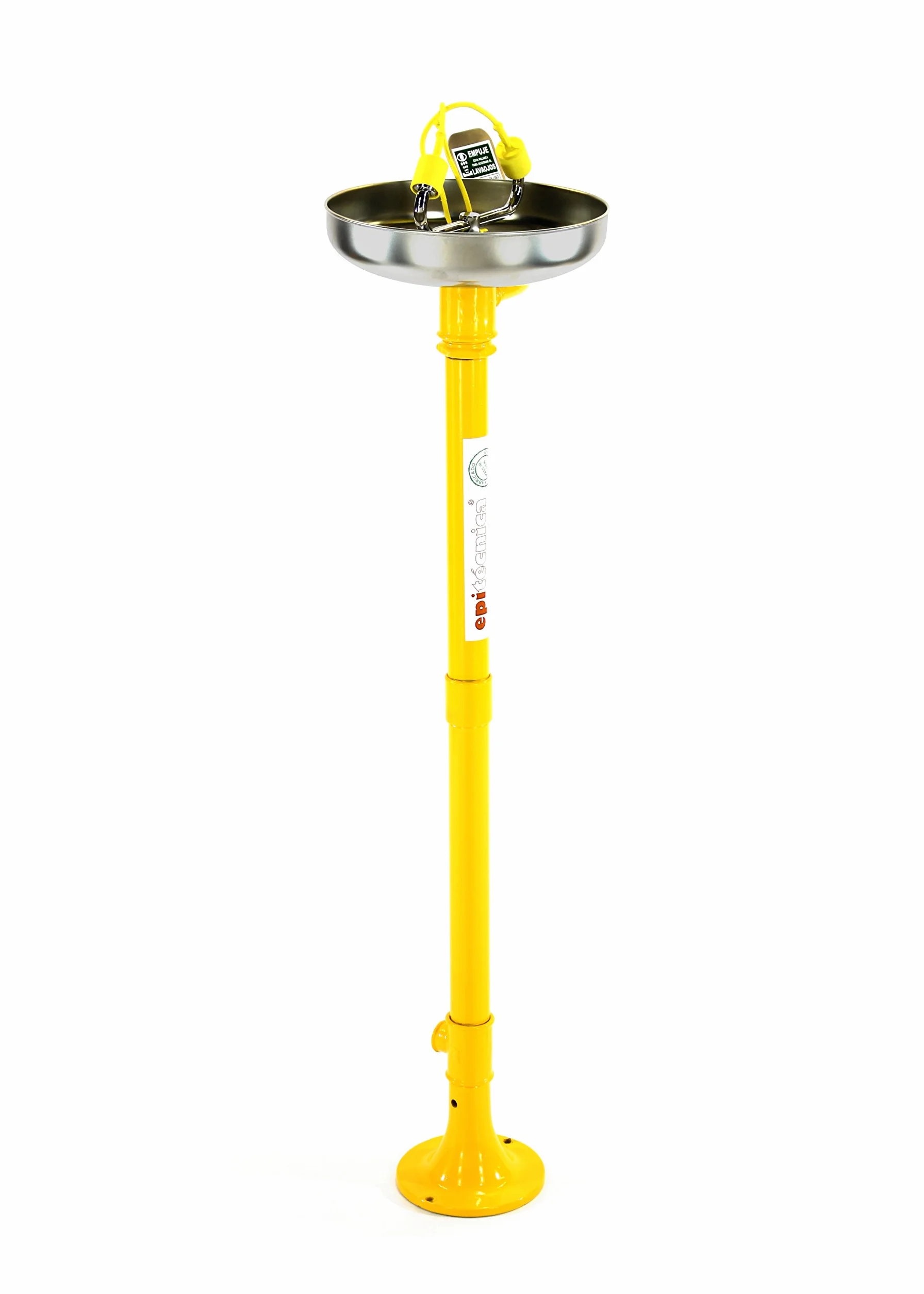 Lavaojos de pedestal con fijación al suelo, homologado Mod. 6023BAS EPITECNICA