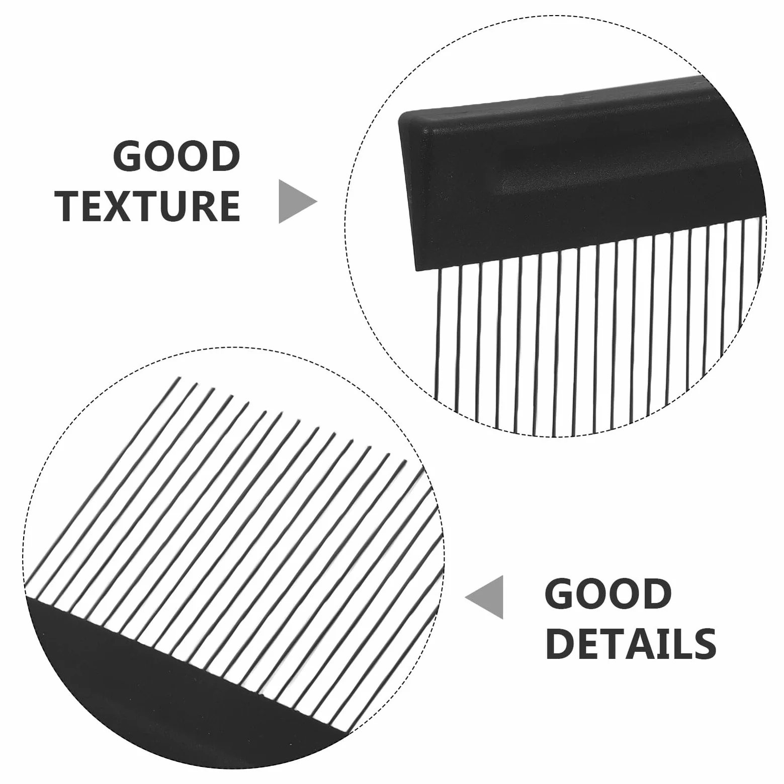 Hemobllo Herramienta de Textura de Hormigón y Yeso Veneciano Peine Dentado de Acero Inoxidable para Diseño Decorativo de Paredes y Superficies
