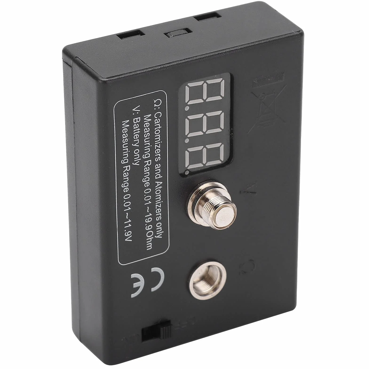 Probador de Resistencia de Bobina Digital, Medidor OHM 0.01-20Ω 3V