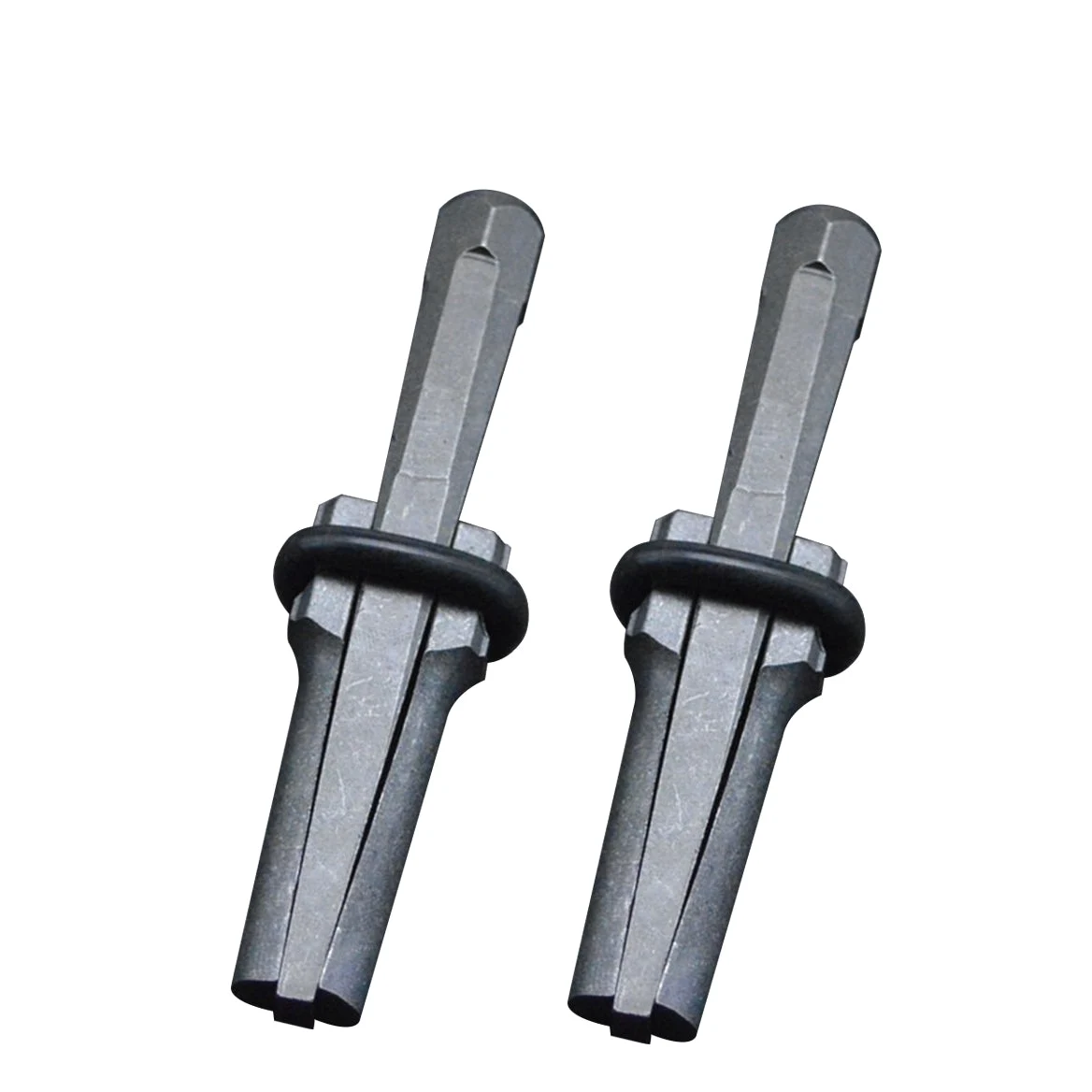 QWORK® Cuñas de cuña y plumas de grado industrial de 9/16 pulgadas para hormigón, mármol, granito, piedra, herramientas manuales (2)