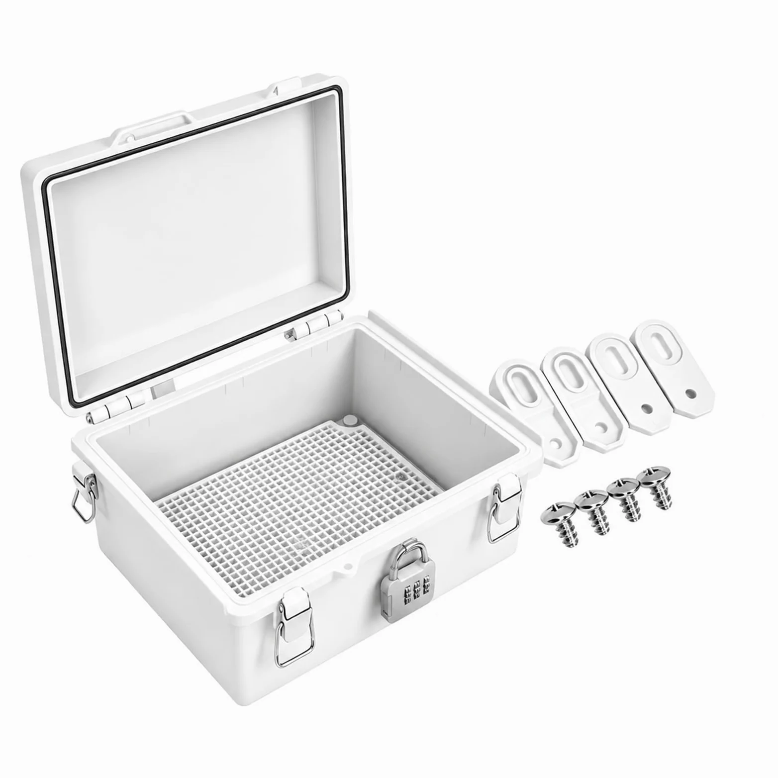 Caja Estanca Exterior Electrica Impermeable IP67, 220x170x110 mm Cuadro Eléctrico Superficie, Cajas de Empalmes para Ocultar Enchufes Jardín Piscina Iluminación