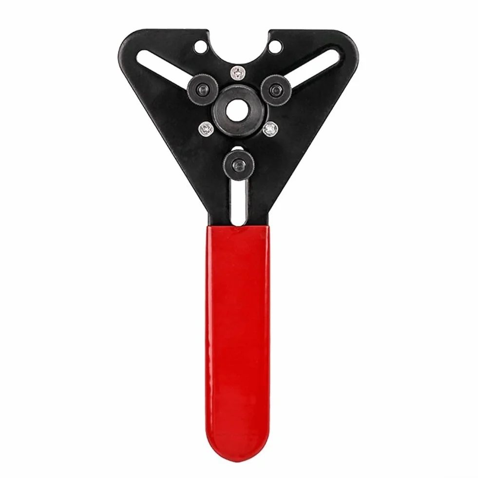 Herramienta de extracción de embrague del compresor de acondicionamiento automotriz – para llave extractora de polea de aire acondicionado de acero de larga duración con 7 tornillos para