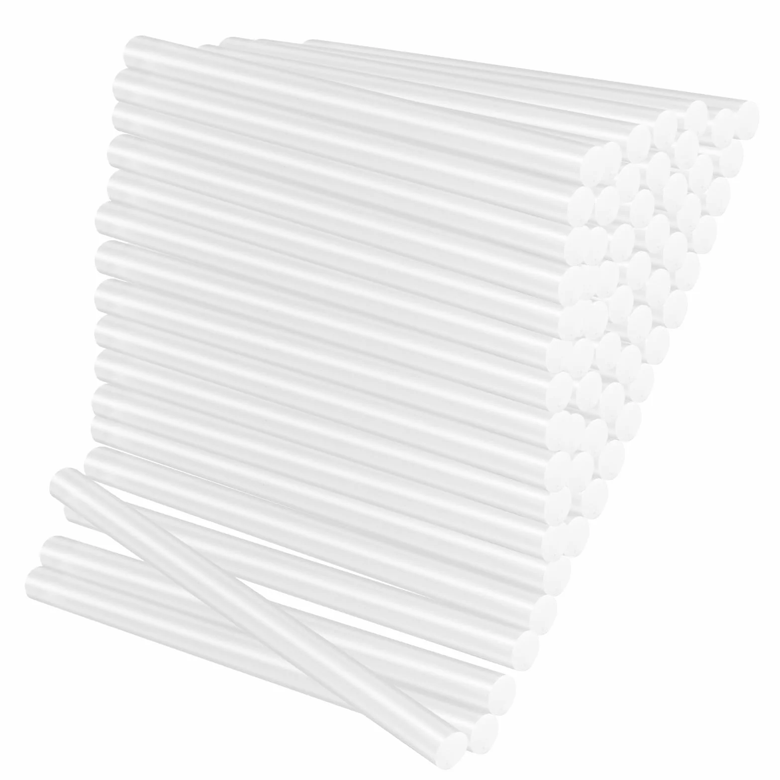 100 Piezas Barras Silicona Caliente 7mm X 100 mm, Barras de Silicona Termofusible Transparente, Barras de Pegamento Caliente para Pistola, Silicona Caliente Palos para Bricolaje, Sellado Y FijacióN