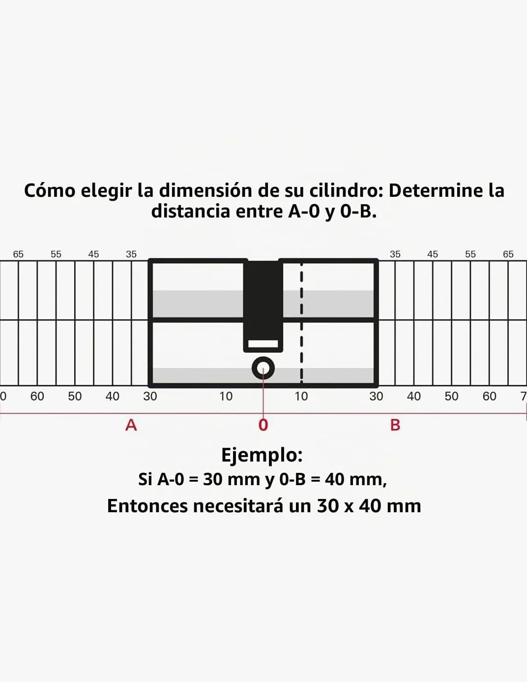 THIRARD - Cilindro de Seguridad Doble Entrada Ovala - Latón - Mecanismo 5 Pasadores - Protección Antirrobo - 28 x 28 mm - Amarillo/Dorado - Incluye 3 Llaves