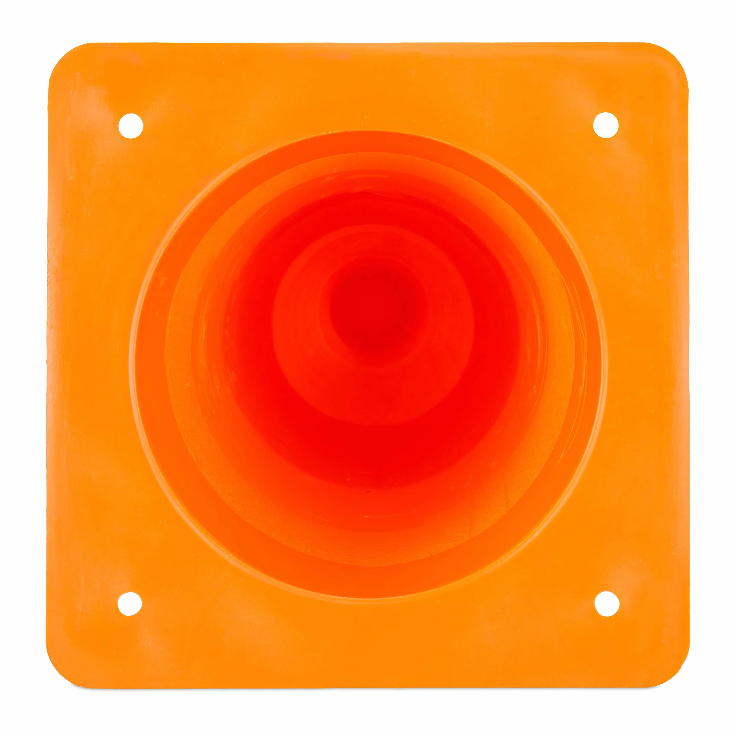 Relaxdays Set 18 Conos Señalización Fútbol Entrenamiento Perros Pilones Tráfico 30 cm Reflectantes Naranja