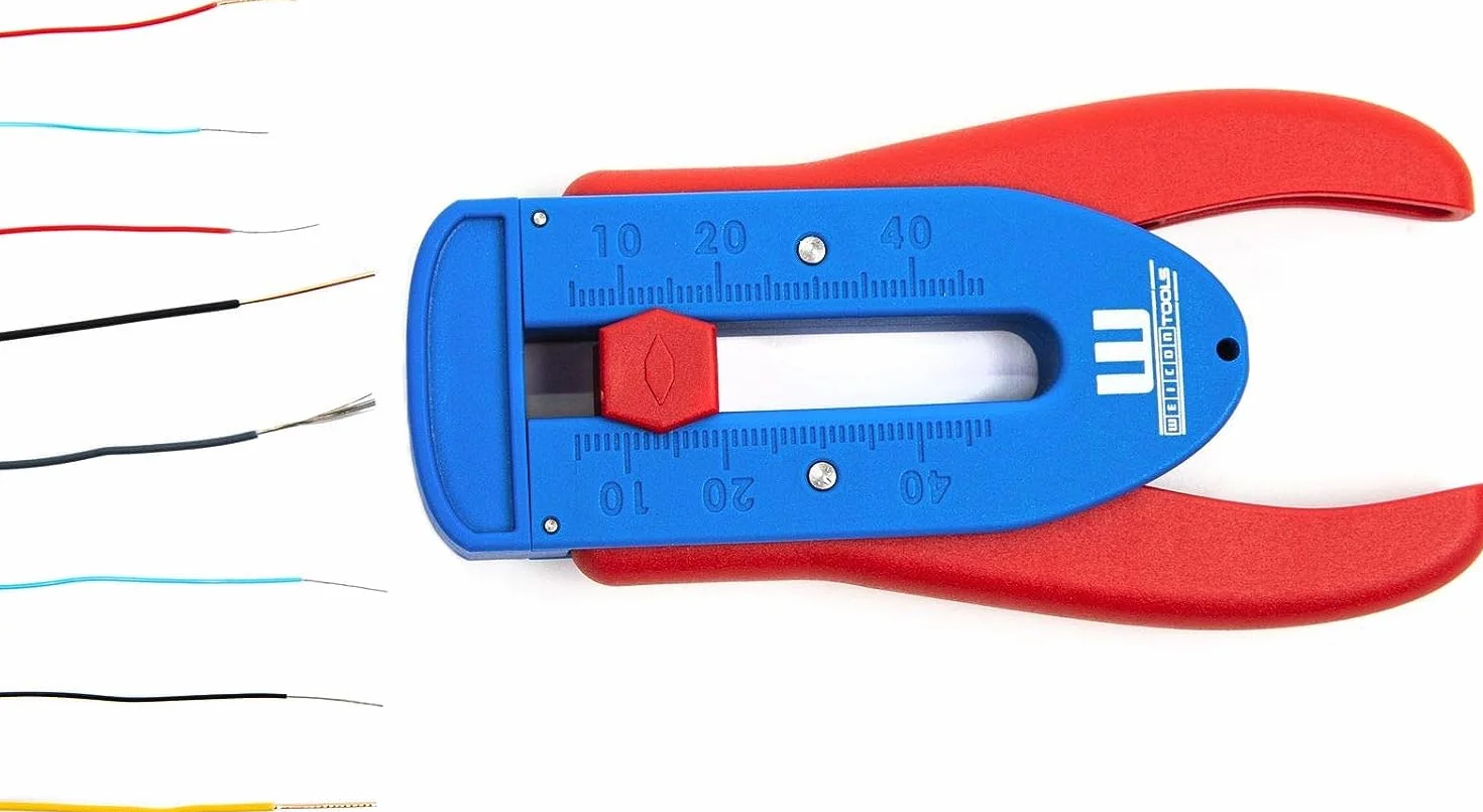 WEICON TOOLS Pelador Automático S | Cable de 0.16 - 0.8 mm Ø | Pelado rápido