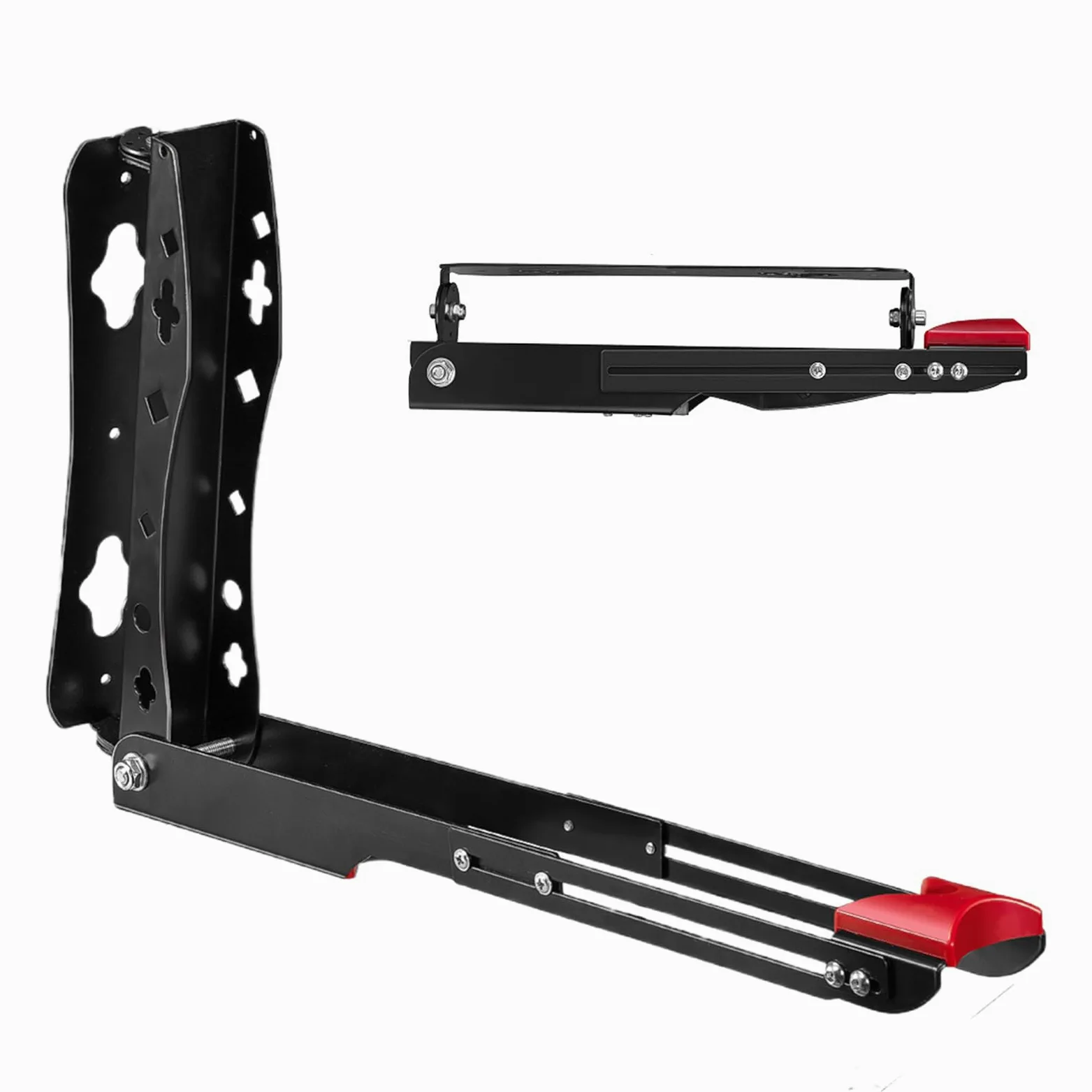 Soporte de pared para bicicleta para montaje en pared | Soporte ajustable estable para organización de almacenamiento vertical para gimnasio, taller al aire libre, comercial