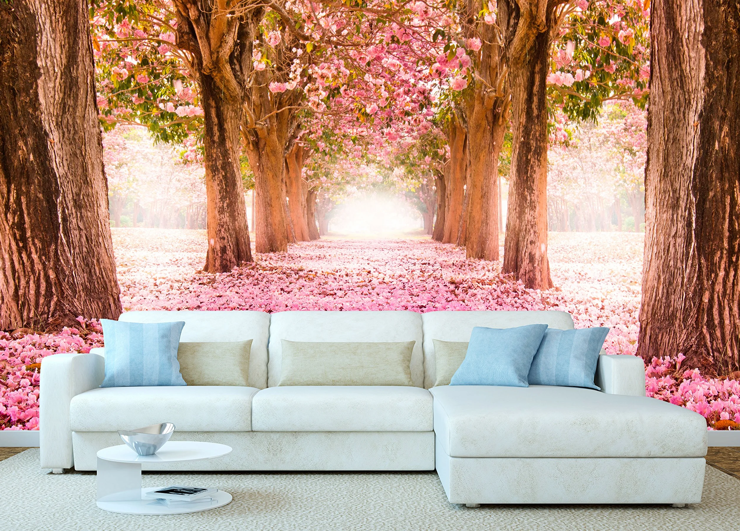 Oedim Fotomural Vinilo para Pared Paisaje Rosas | Vinilo Económico | Fotomural Vinilo Decorativo | 150 x 100 cm | Decoración comedores, Salones, Habitaciones