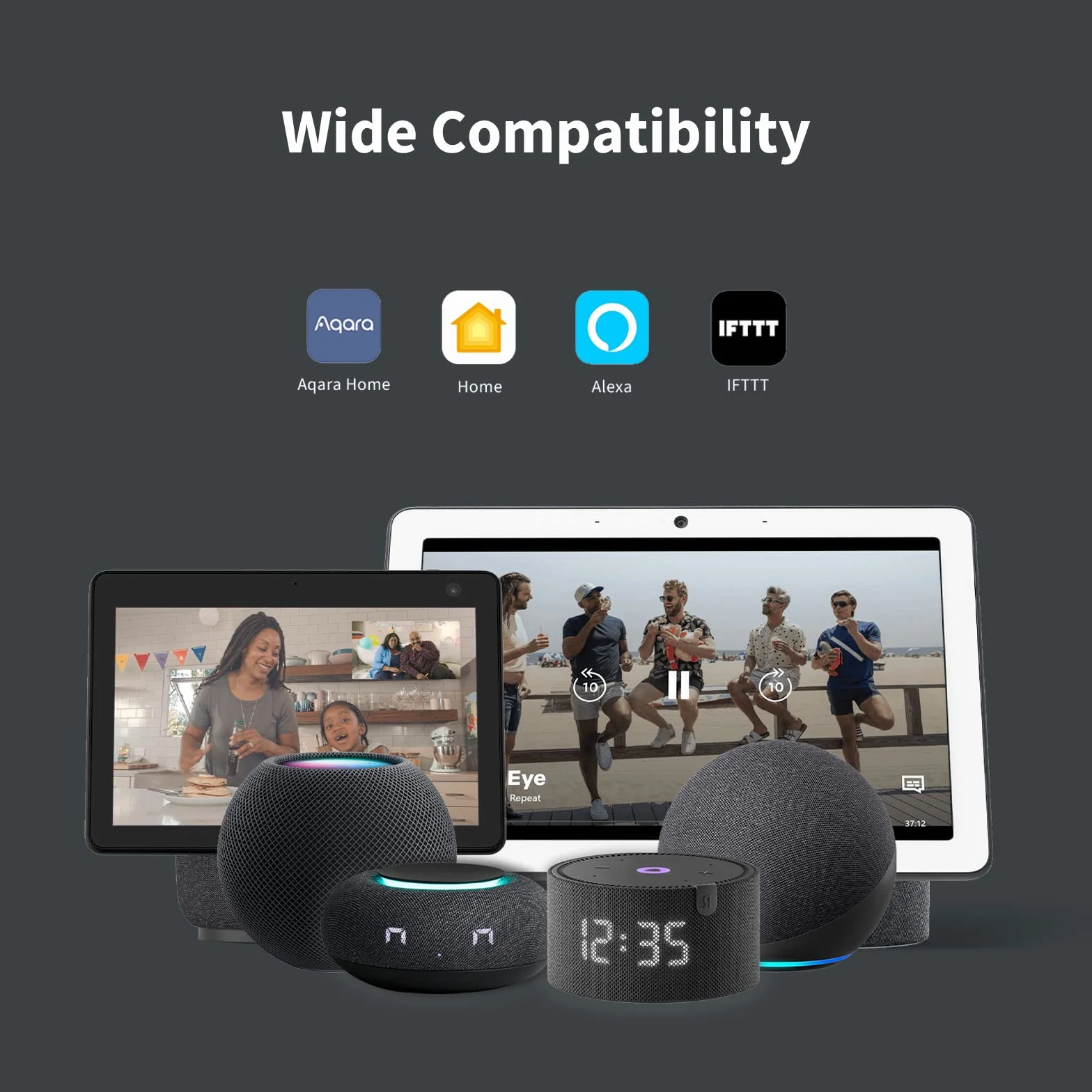 Aqara Sensor de Movimiento P1, Duración de Batería 5 Años, Compatible con HomeKit Alexa IFTTT