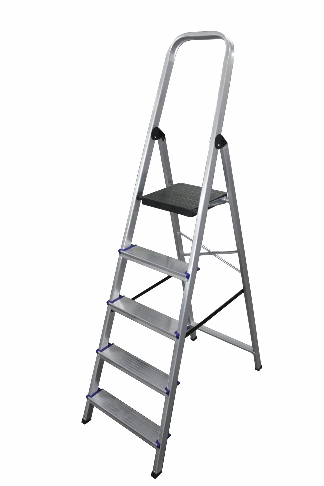 Escalera domestica de aluminio Altipesa (Aluminio, 5 PELDAÑOS)