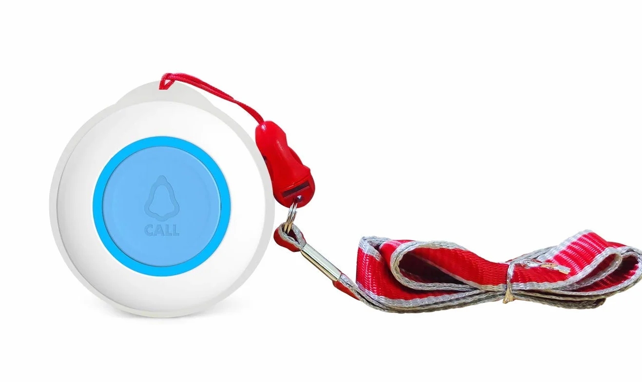 Botón de Llamada para el Sistema de Buscapersonas CruxCare C1 y C2 Azul