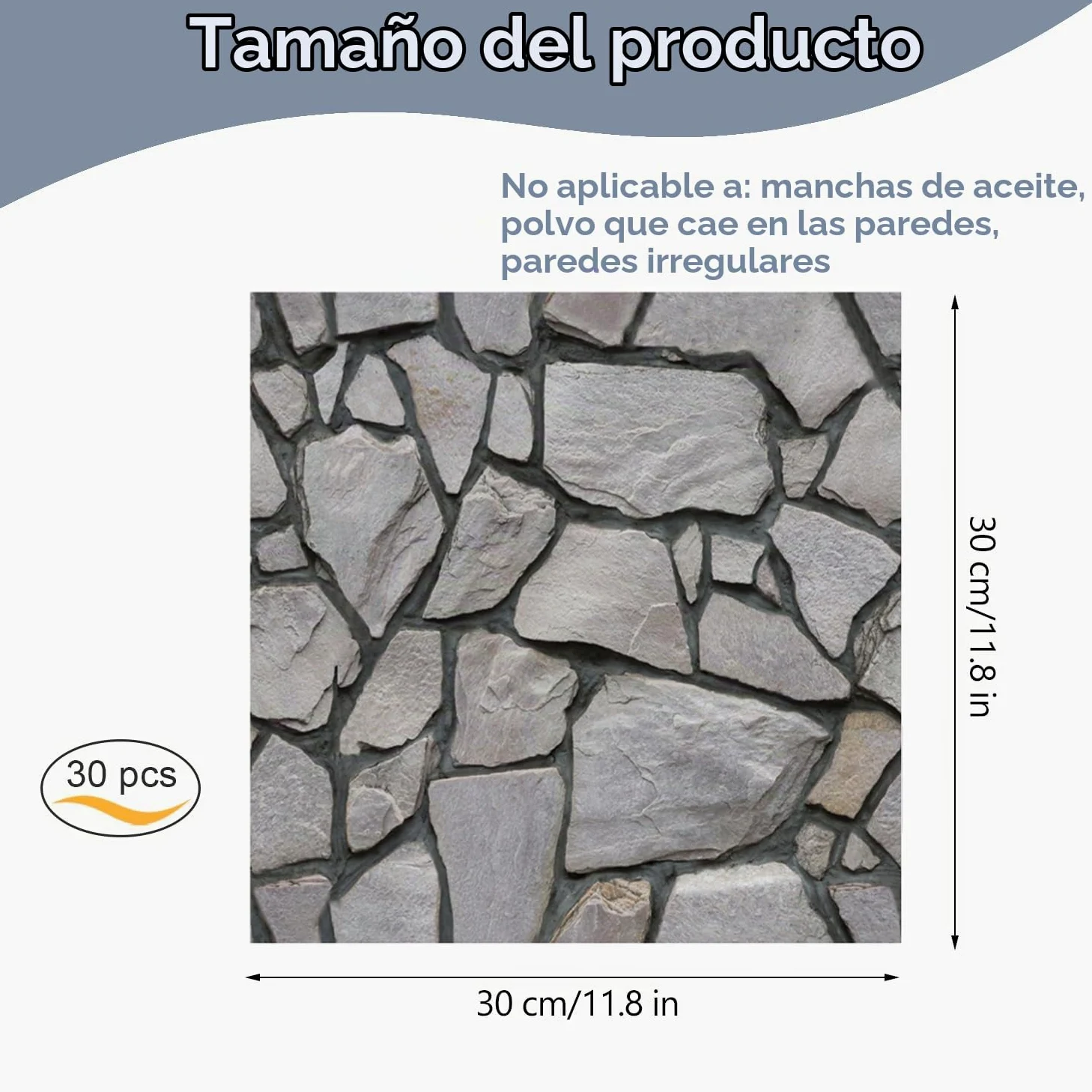 30 Piezas Papel 3D Ladrillo Pared Autoadhesivo, 30 x 30 cm Grueso Impermeable PVC Panel Decorativo Pared, Revestimiento de Paredes, Pegatinas 3D Pared para Paredes de Cocina, Oficina, Dormitorio