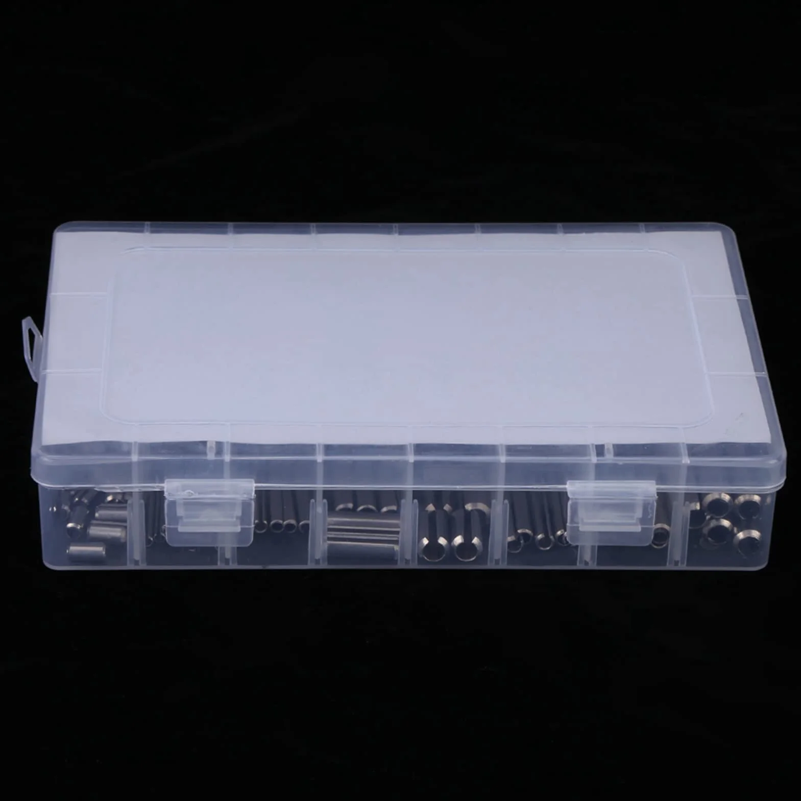 280Pcs Pasadores de Resorte Ranurados, Juego de Pasadores de Cilindro Elástico 304 Inoxidable Acero M1.5 M2 M2.5 M3 M4 M5 M6 M8