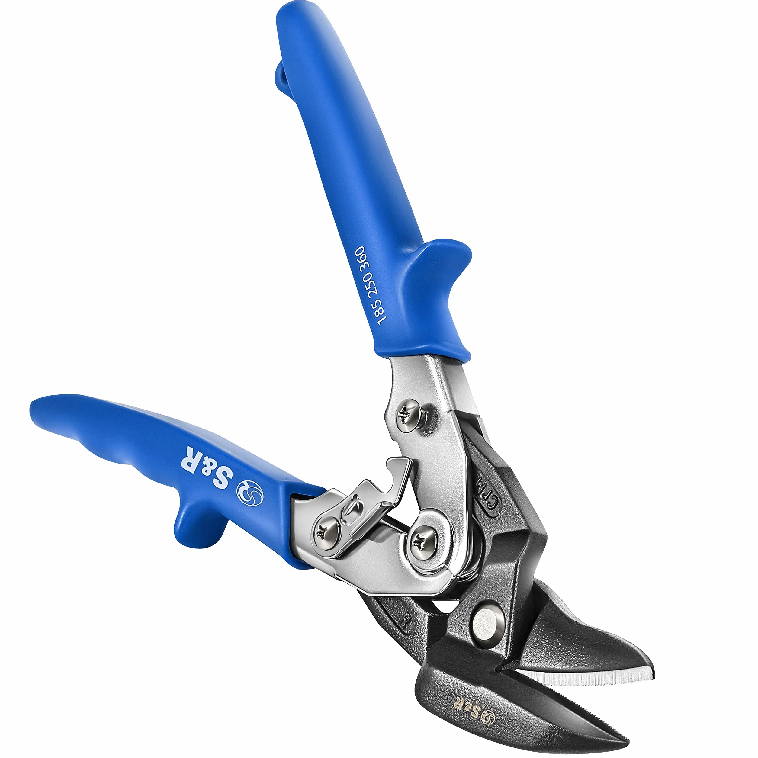 S&R Tijeras Cortachapas 260 mm - Tijera Pladur Corte a la Derecha para cortar Metal - Tijeras de Hojalatero