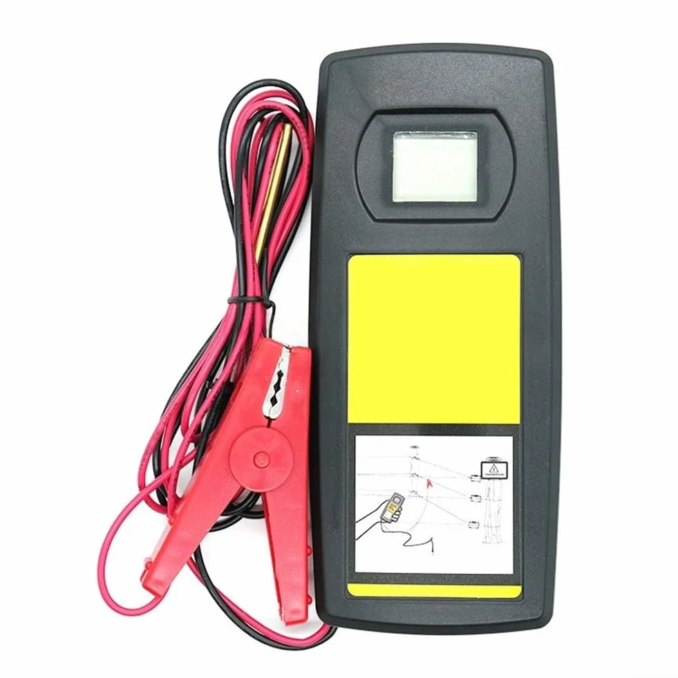 Probador electrónico de voltaje de valla de 9,9 KV, detector de alto voltaje para ganadería y ganadería, portátil, color negro