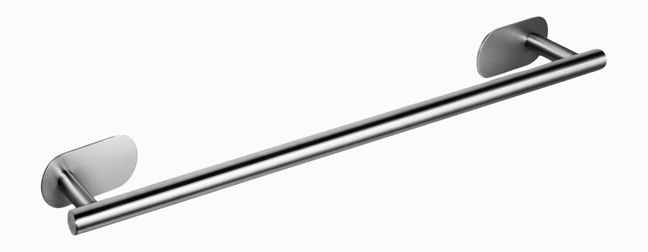 Toallero Sin Taladrar - Soporte para Gancho de Baño Toalla Anillo Pared para Pegar (Acero Inoxidable (Cepillado))