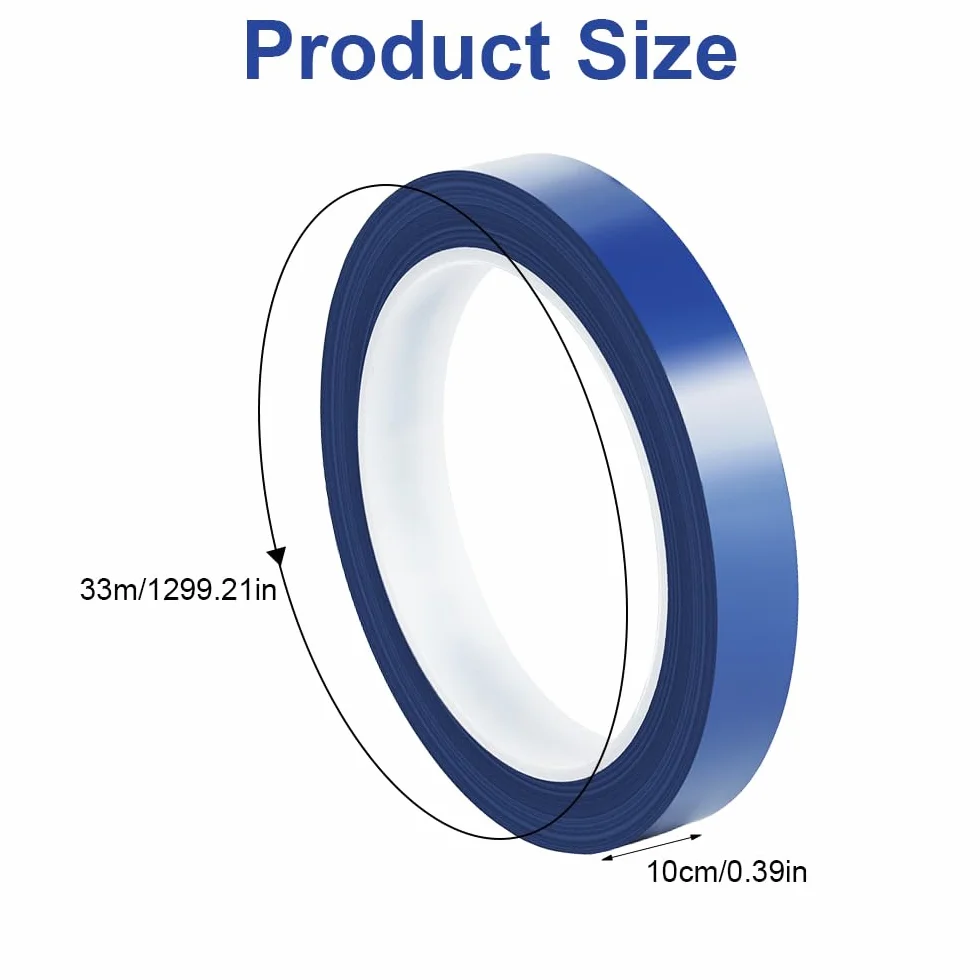 6 Rollos Cinta Termica Sublimacion 10mm X 33m Cinta 3D Alta Temperatura, Cinta De Transferencia Térmica para Impresión Por Sublimación Térmica, Transferencia Térmica Y Soldadura De Aislamiento