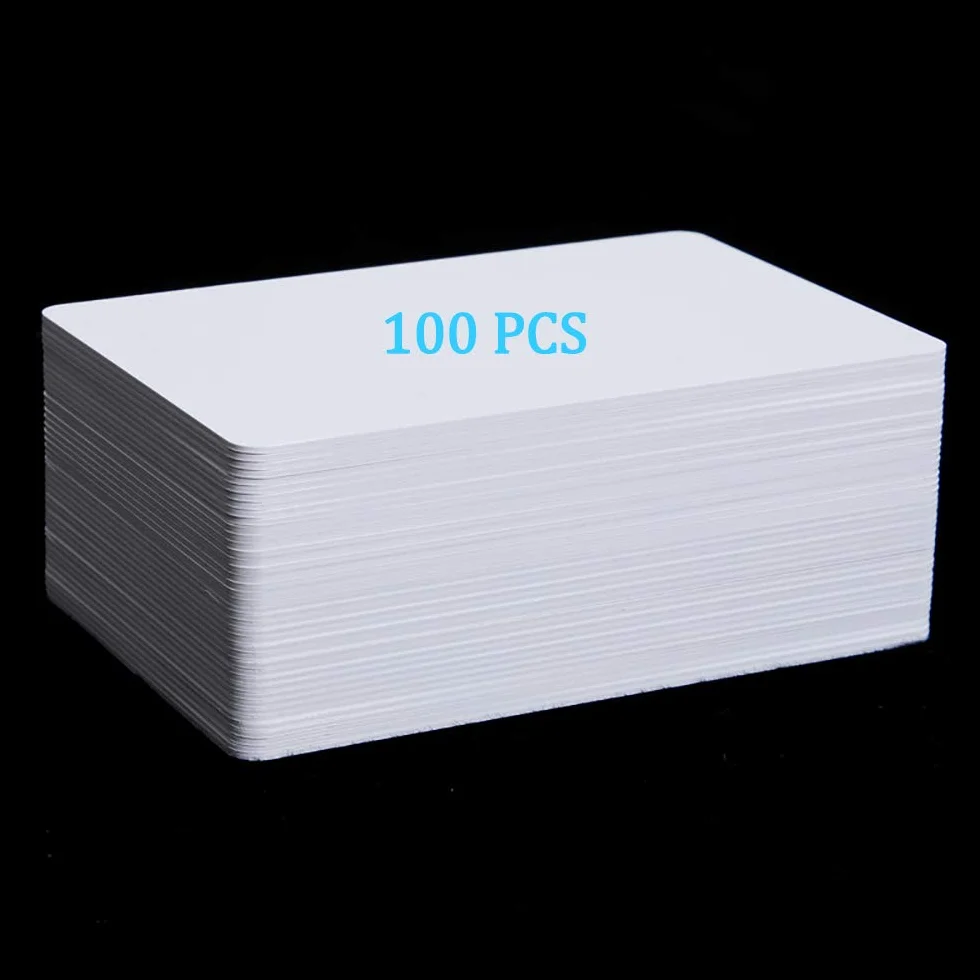 CIFY 100 Piezas Intercambiable UID IC Tarjeta de Control de Acceso Inteligente regrabable 13.56MHz RFID PVC Tarjeta en Blanco para 1·K S50 MF-1 Mi-Fare Door Access Control Block 0 Sector