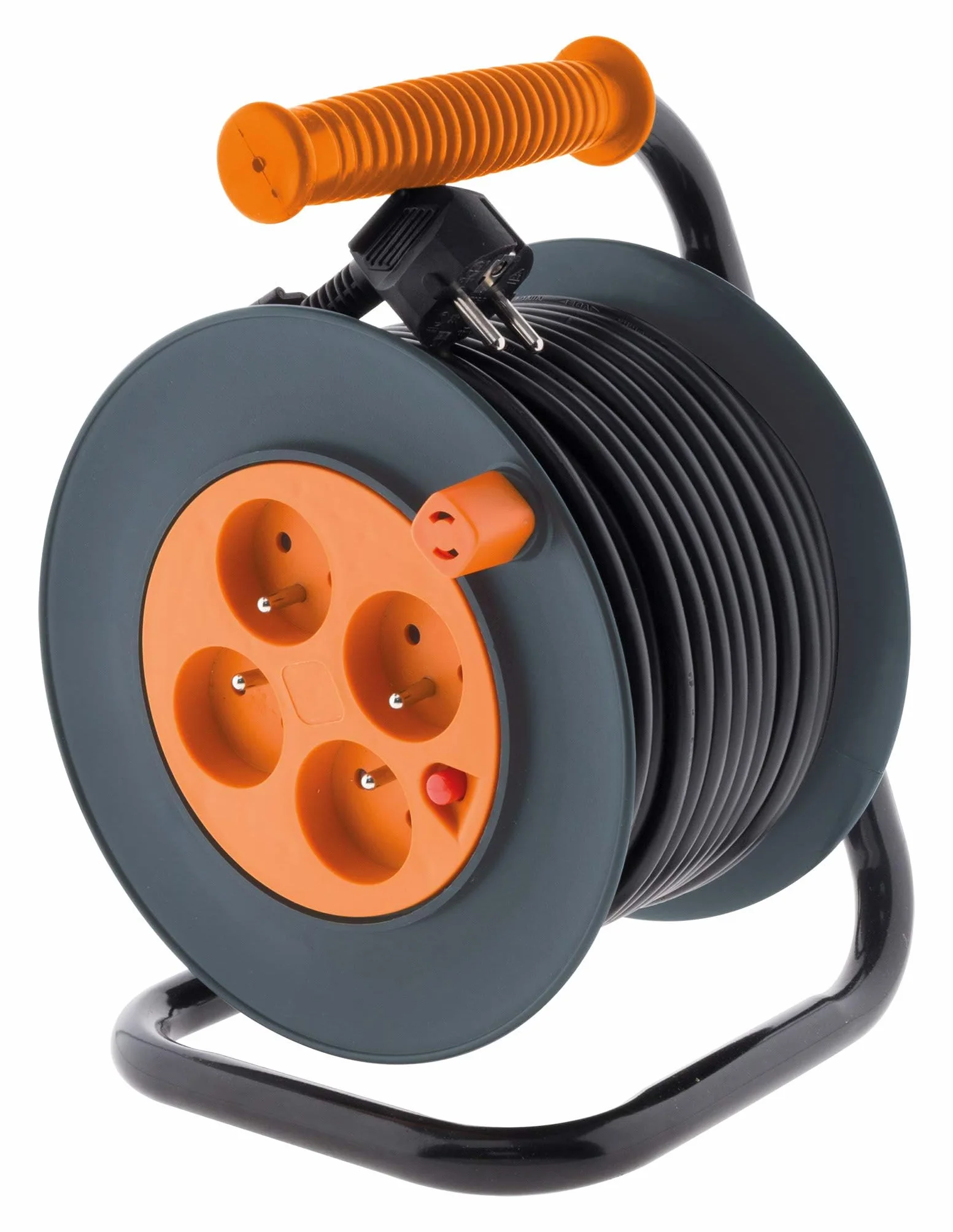 Zenitech - Bobina de 4 tomas 16A - Cable 3G1,5 mm² - 20m