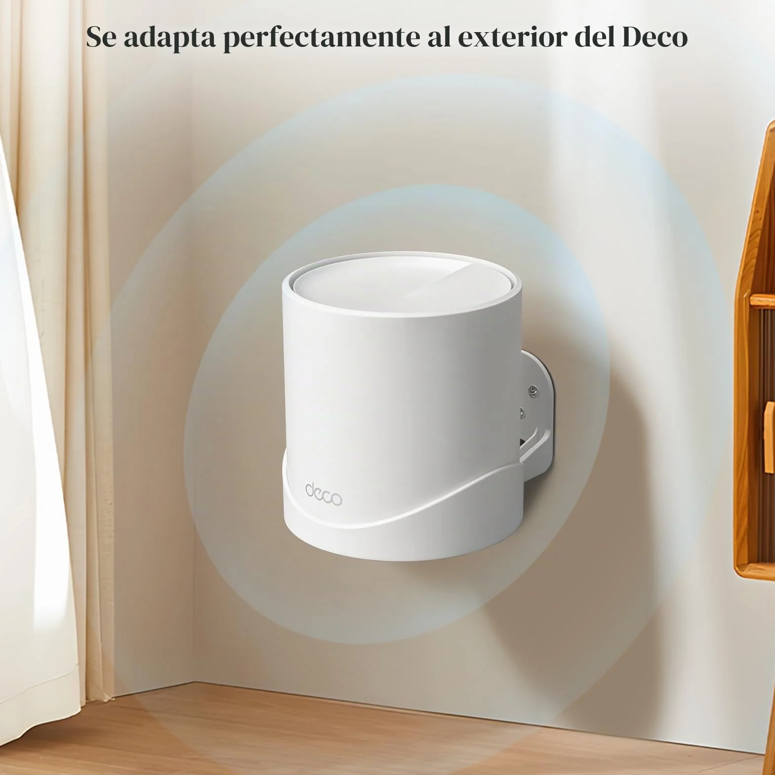 Soporte de pared para TP-Link Deco AX1500/AX3000/X10/X20/X50/X60/X1500/X4300 Pro/X5000/X5400 Pro/W3600/W4500/W6000 (paquete de 1)