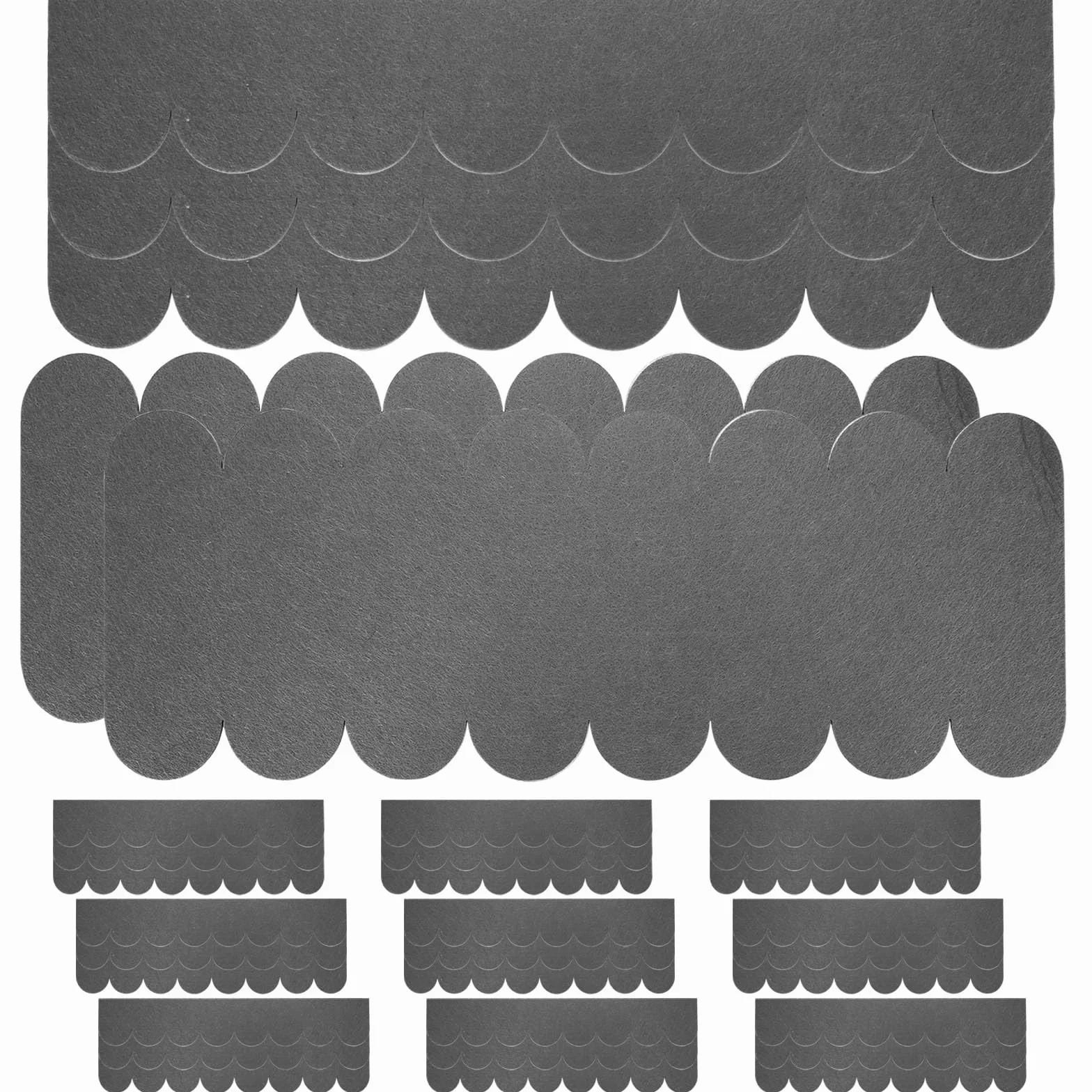 32 Piezas Tejas Bituminosas Autoadhesivas para Casas de Pájaros, Cubierta Impermeable para Nidos, Hotel de Insectos, Conejeras - Verde (30x5 cm/30x11 cm)