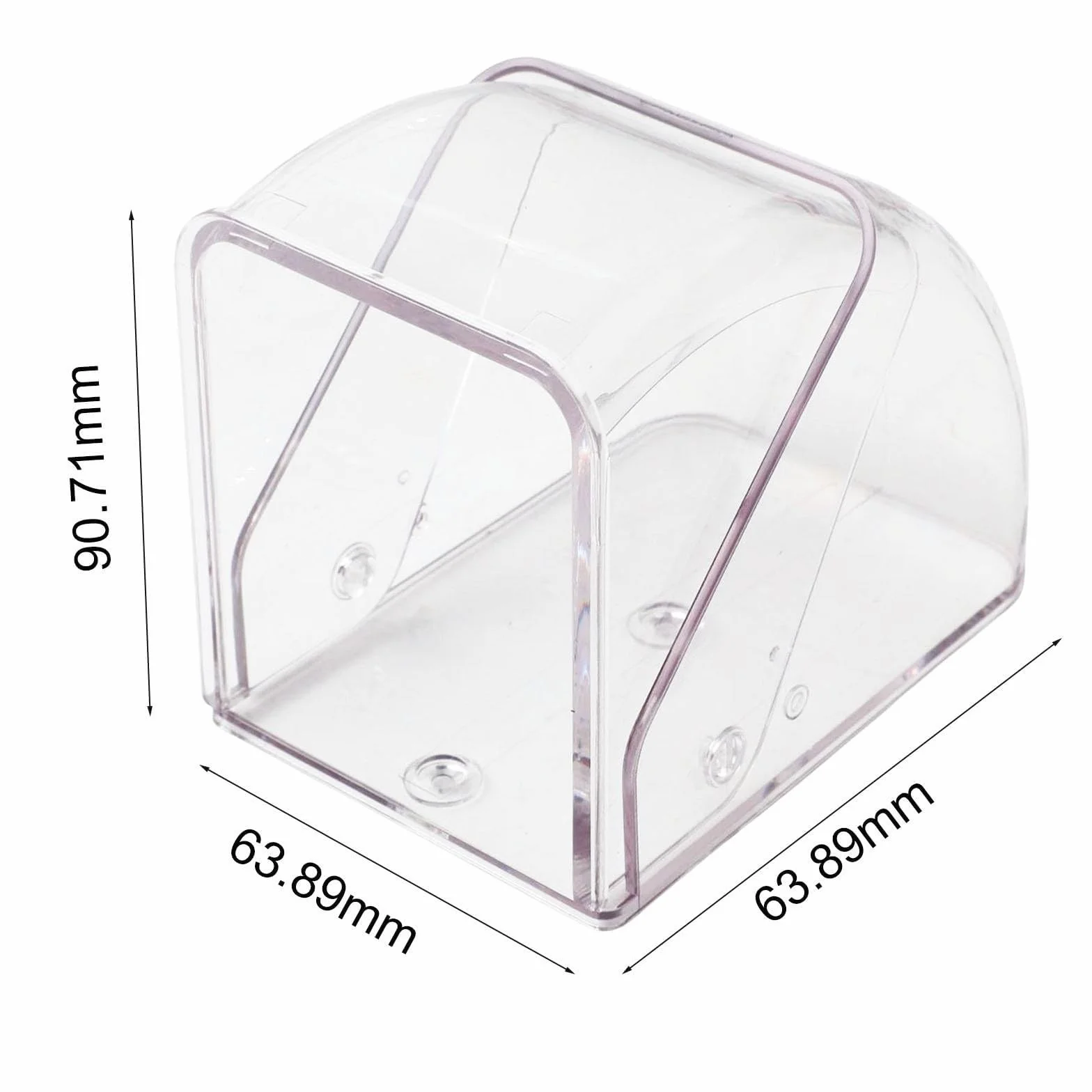 Caja impermeable transparente para timbre inalámbrico exterior protección cubierta