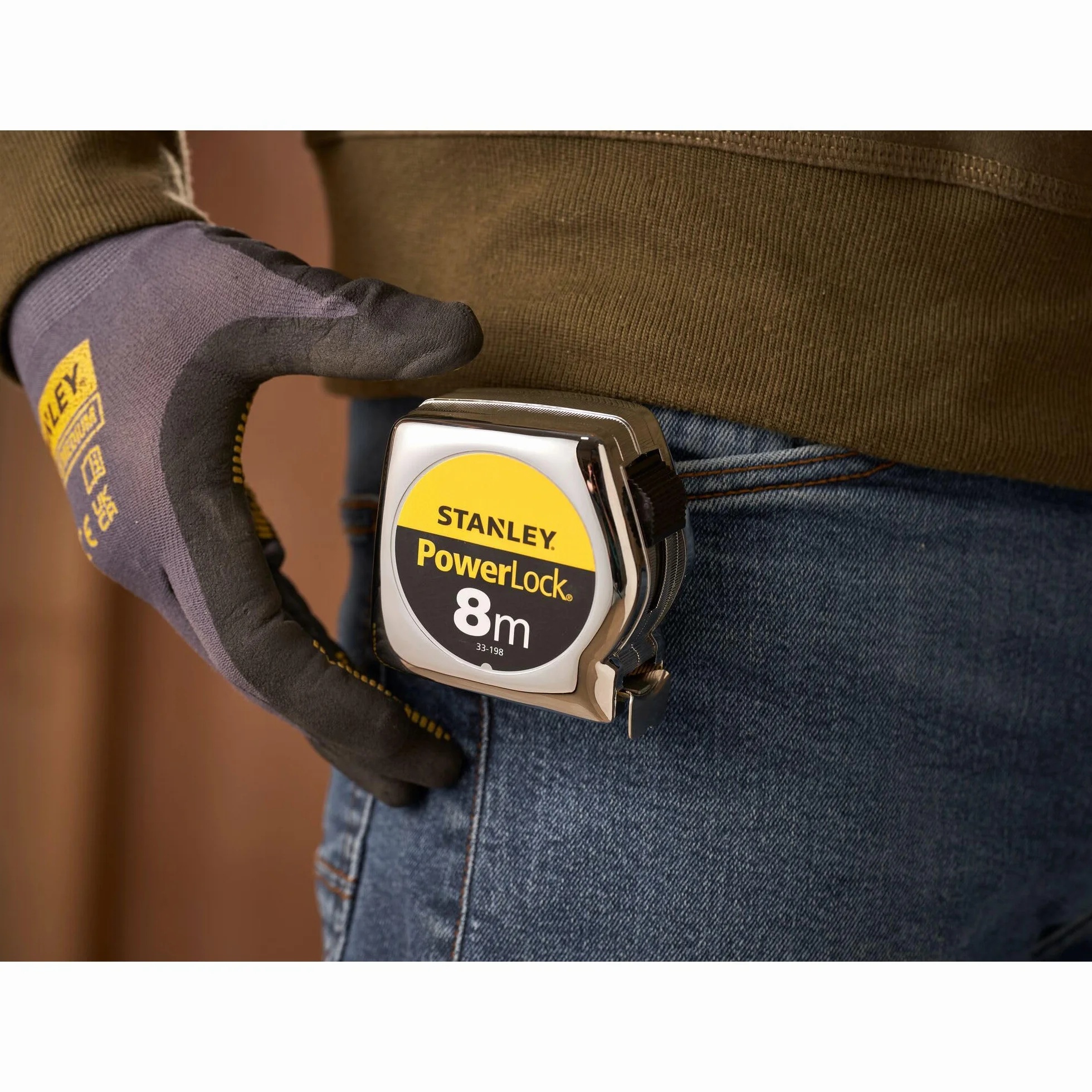 Stanley 1-33-198 - Flexómetro Powerlock Classics abs 8m x 25mm