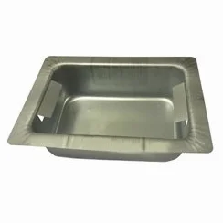 Easyricambi Cajón bandeja cenicero para chimenea y estufa de pellets 24 x 19 x 7 cm Clam de chapa impresa