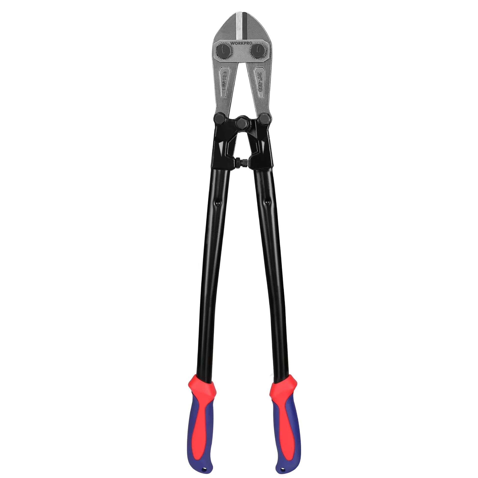 WORKPRO W017006A - Cortador de pernos, mango bimaterial con agarre de goma suave, 24 pulgadas