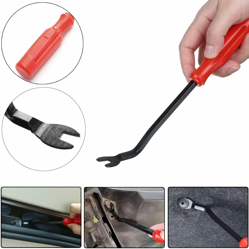 Alicates Para Quitar Clips y Panel, Remachadora de Plástico Para Salpicadero de Puerta de Coche - 2 Paquetes