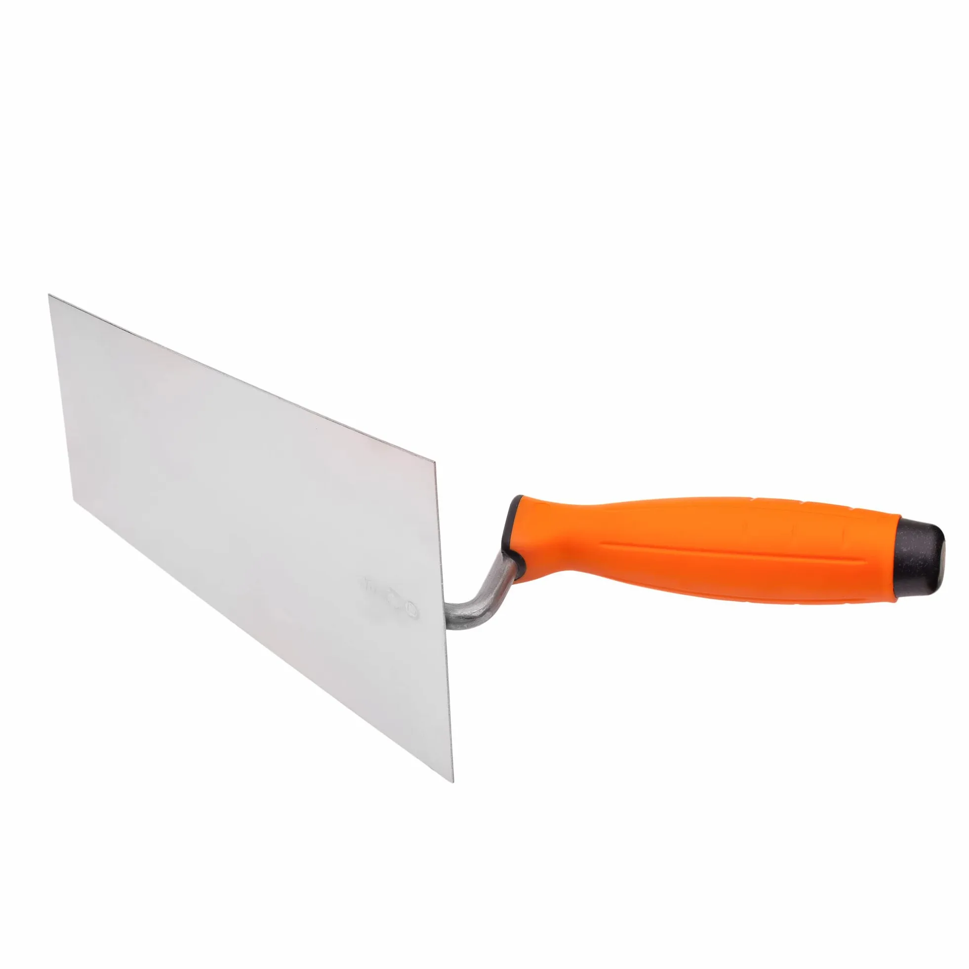Mivos Juego de 3 Palas Trapezoidales de Acero Inoxidable de 130 mm 160 mm 180 mm – Paleta de Albañil en Forma Trapezoidal – Paleta de Estufa con Mango de Goma – Paleta para Alisar Trapezoidal